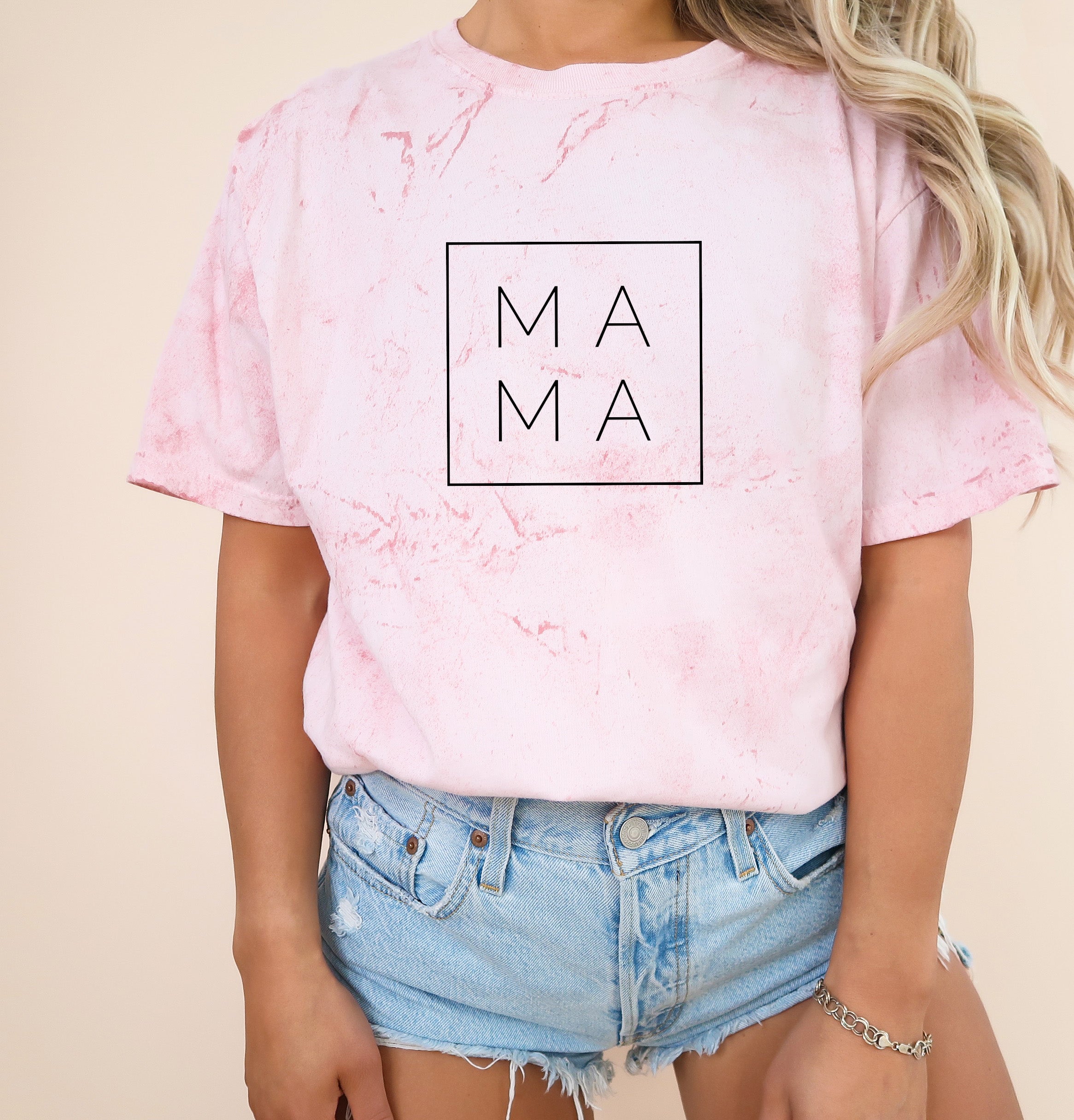 Mama Comfort Colors T Shirt (Square/Boxed)
