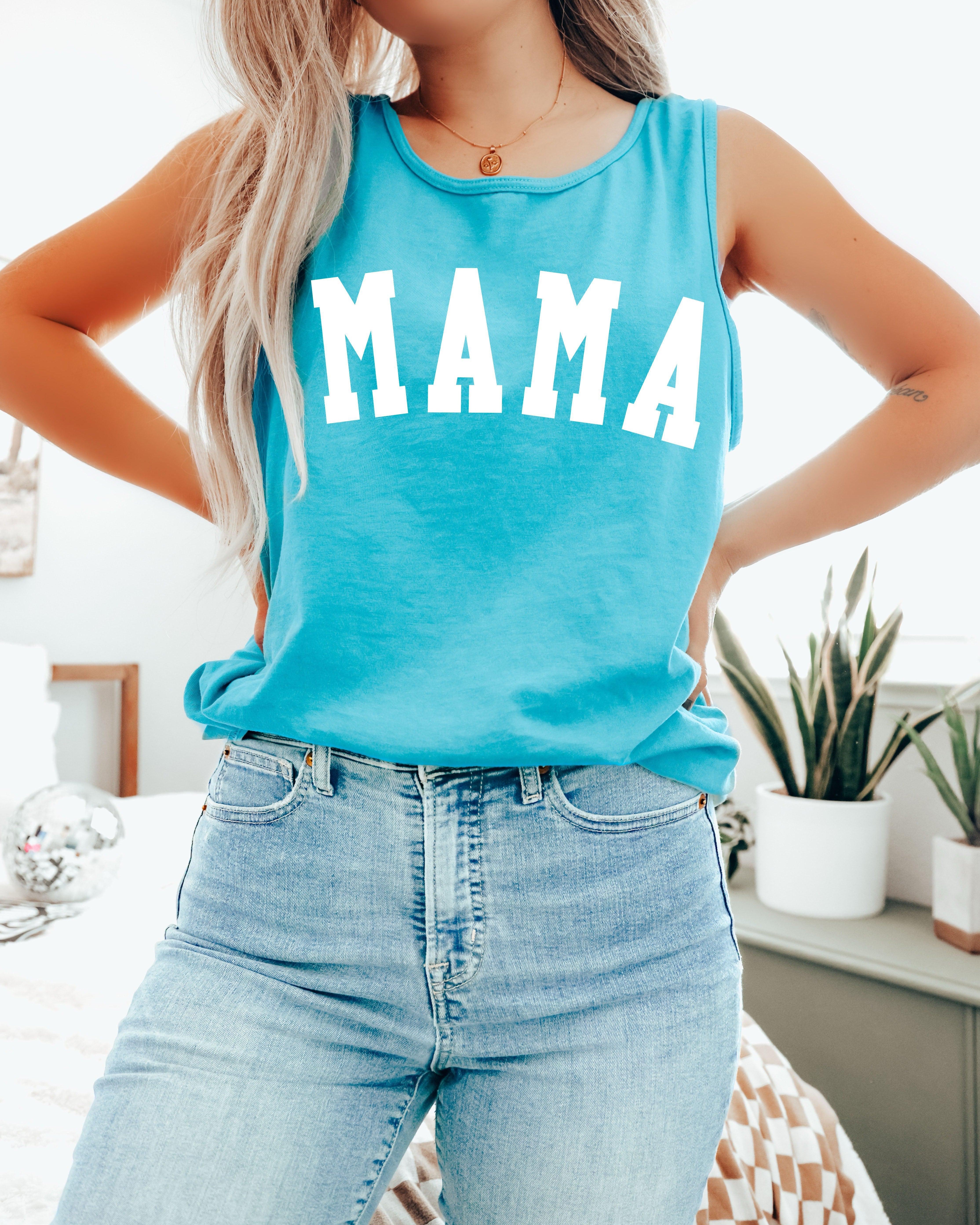Mama Comfort Colors Tank Top (Condensed)