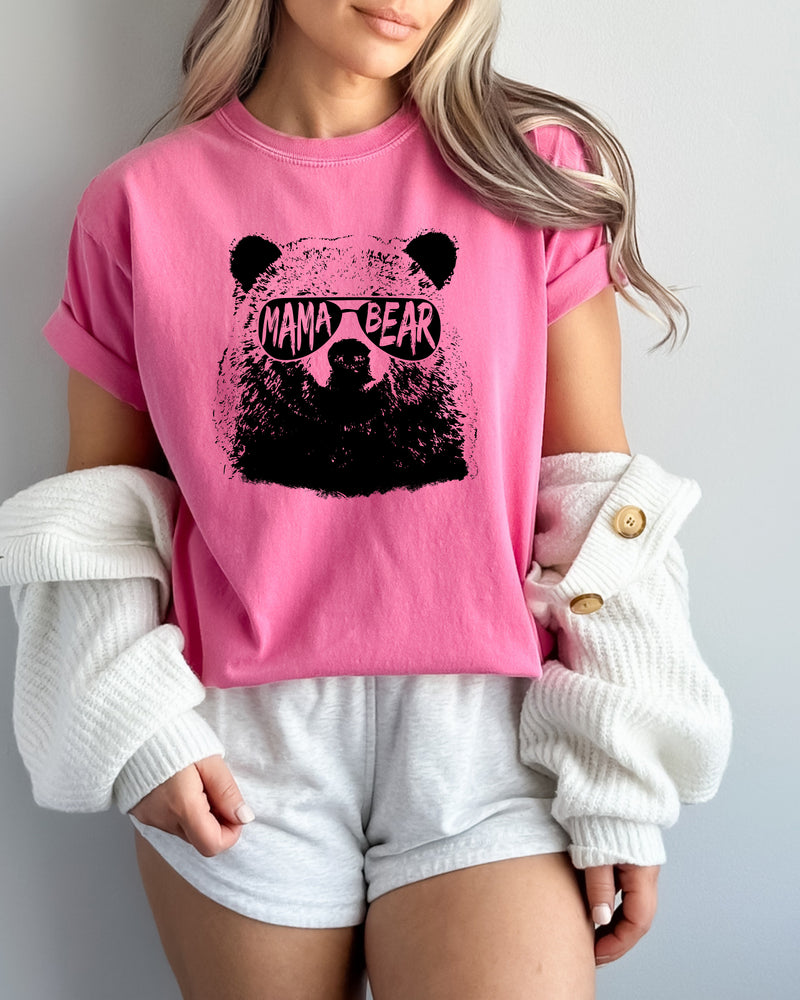 Mamabear Mama Bear Garment Dyed T Shirt