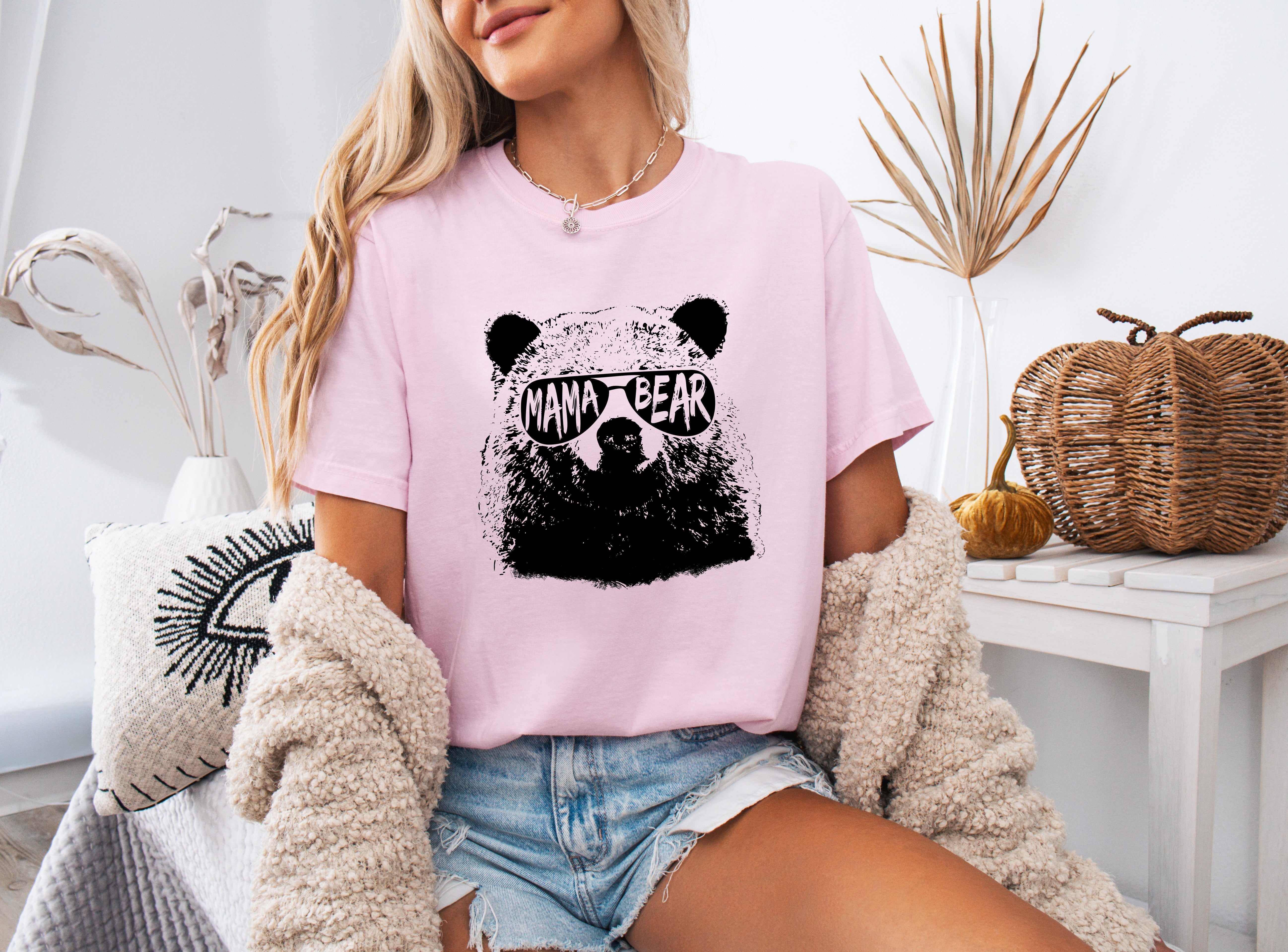 Mamabear Mama Bear Garment Dyed T Shirt