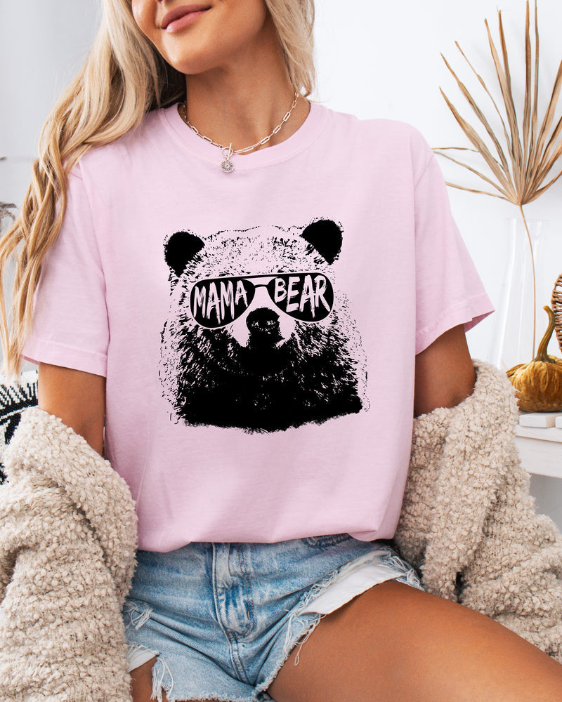 Mamabear Mama Bear Garment Dyed T Shirt