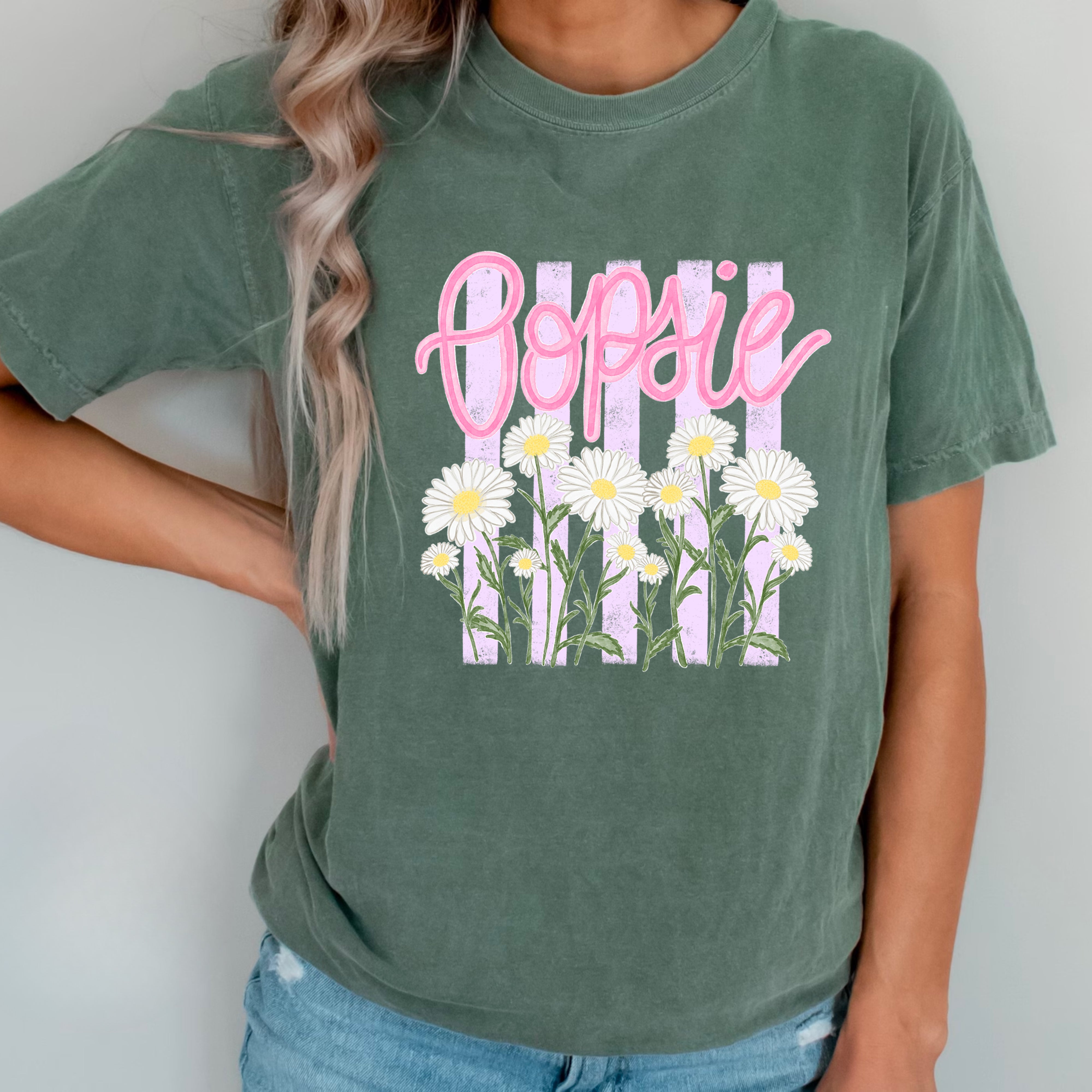 Oopsie Daisy Nature Flower Comfort Colors T Shirt Vacation Beach Lake Summer