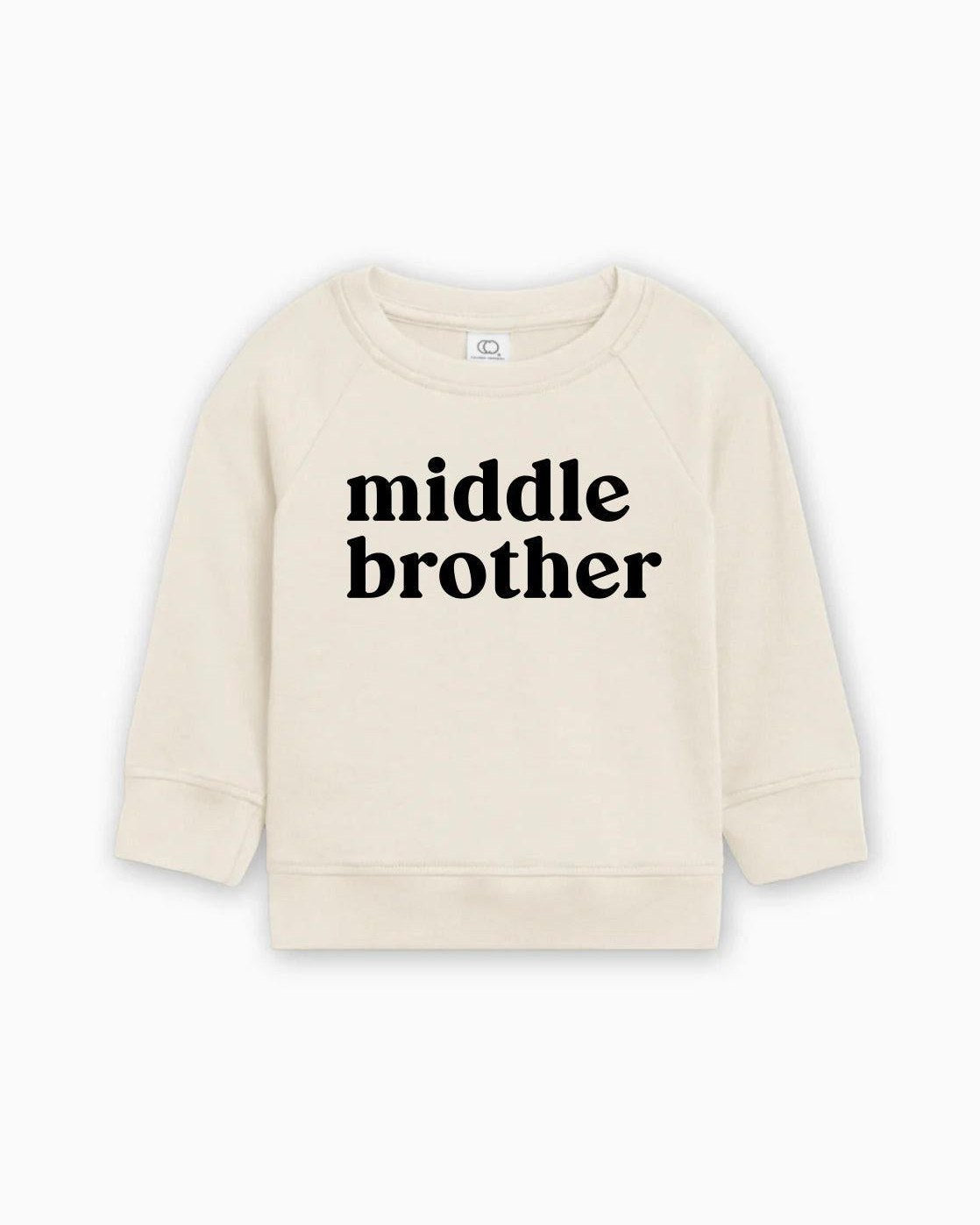 Middle Brother Organic Cotton Pullover (Serif)
