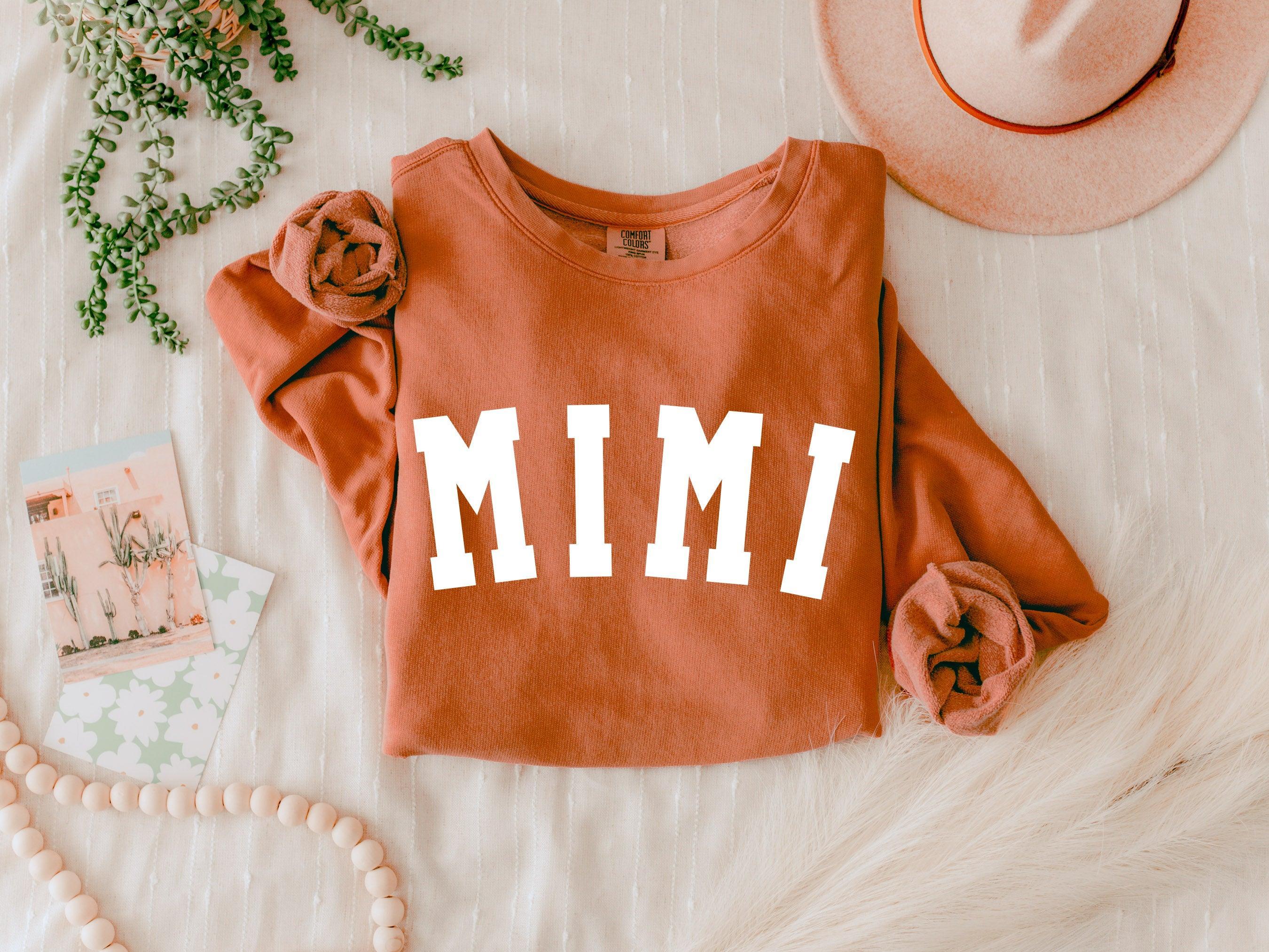 Mimi Grandma Garment Dyed Comfort Colors Sweatshirt