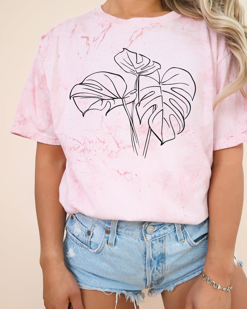 Monstera botanical Comfort Colors T Shirt