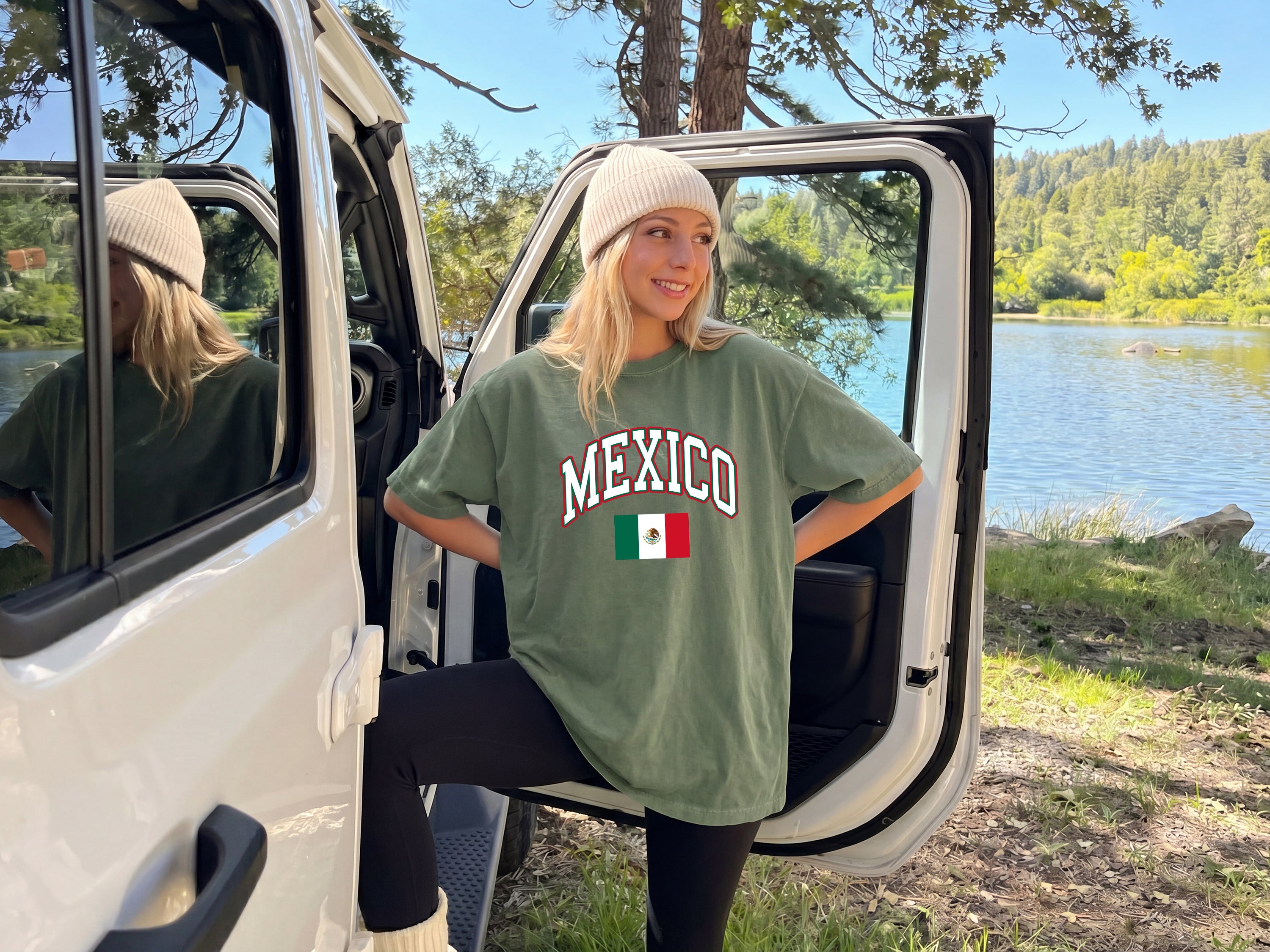 Mexico Flag Comfort Colors T Shirt