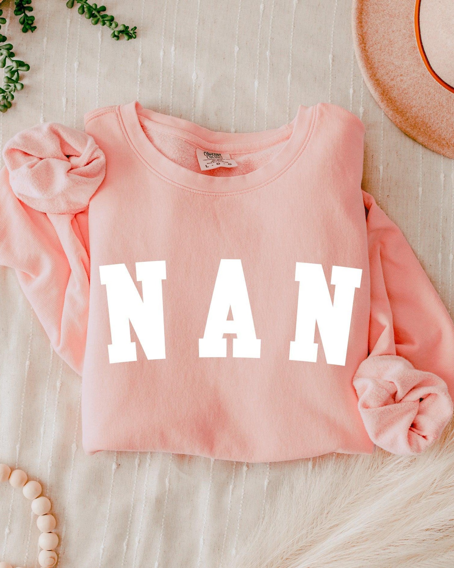 Nan Grandma Garment Dyed Comfort Colors Sweatshirt