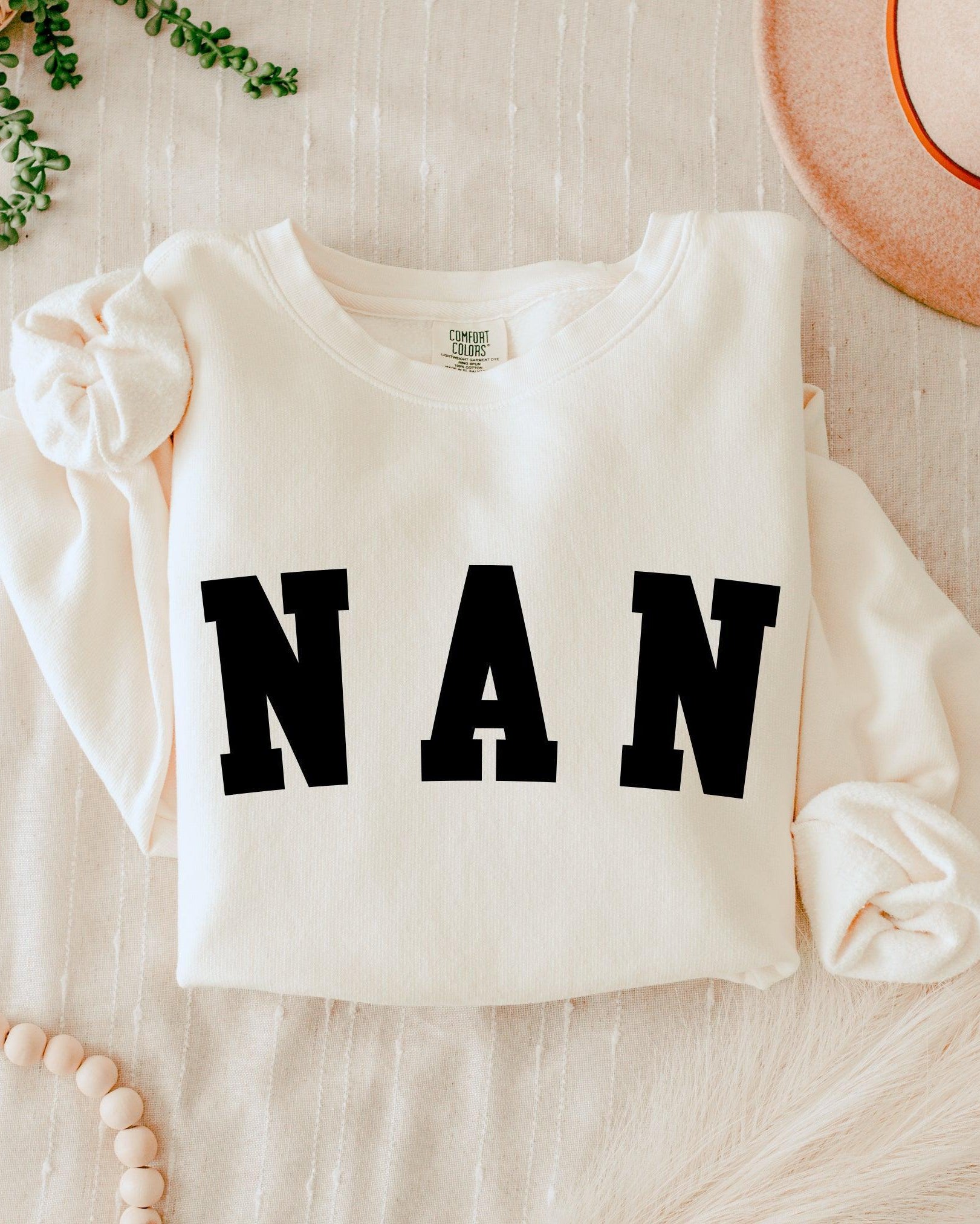 Nan Grandma Garment Dyed Comfort Colors Sweatshirt