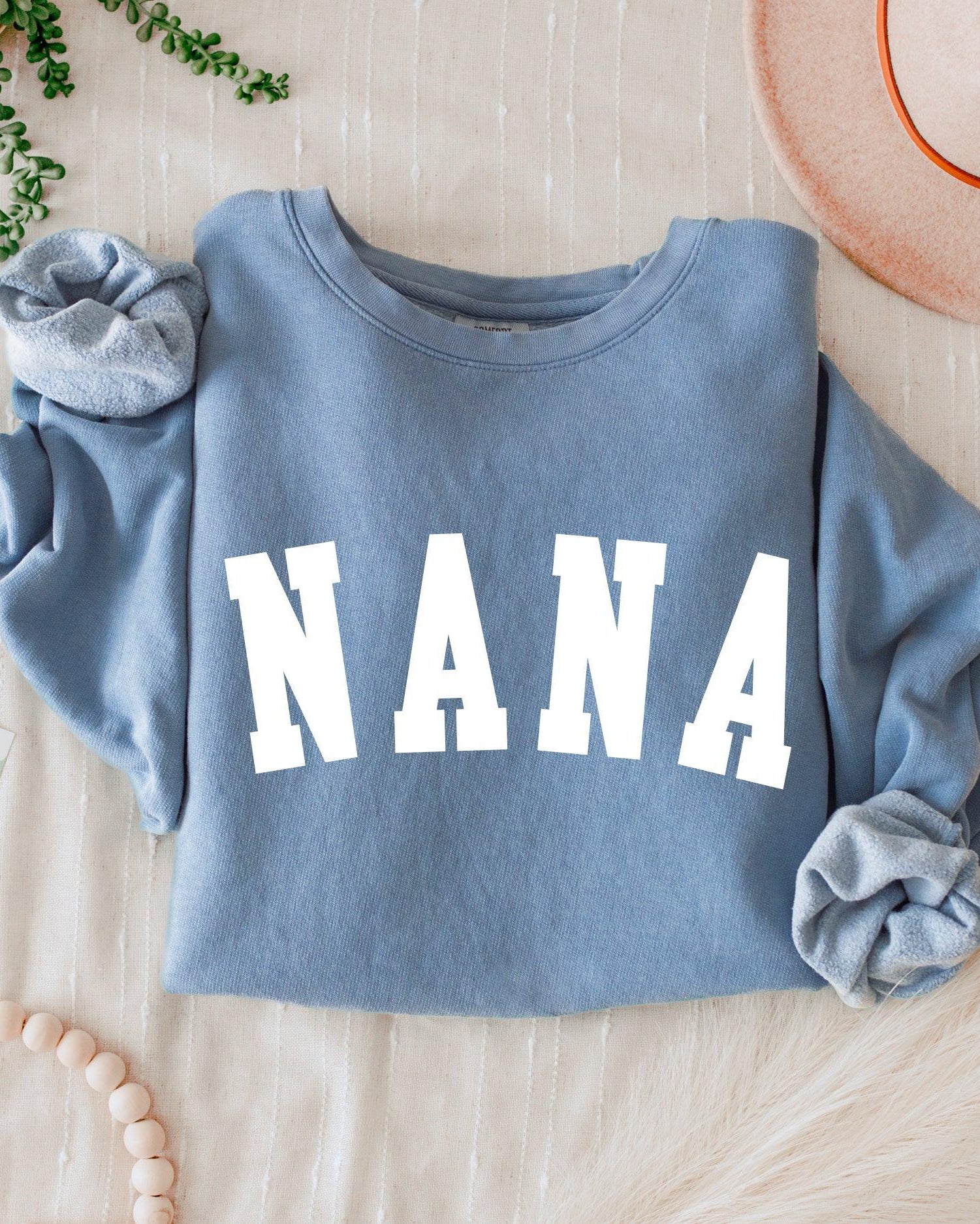 Nana Grandma Garment Dyed Comfort Colors Sweatshirt