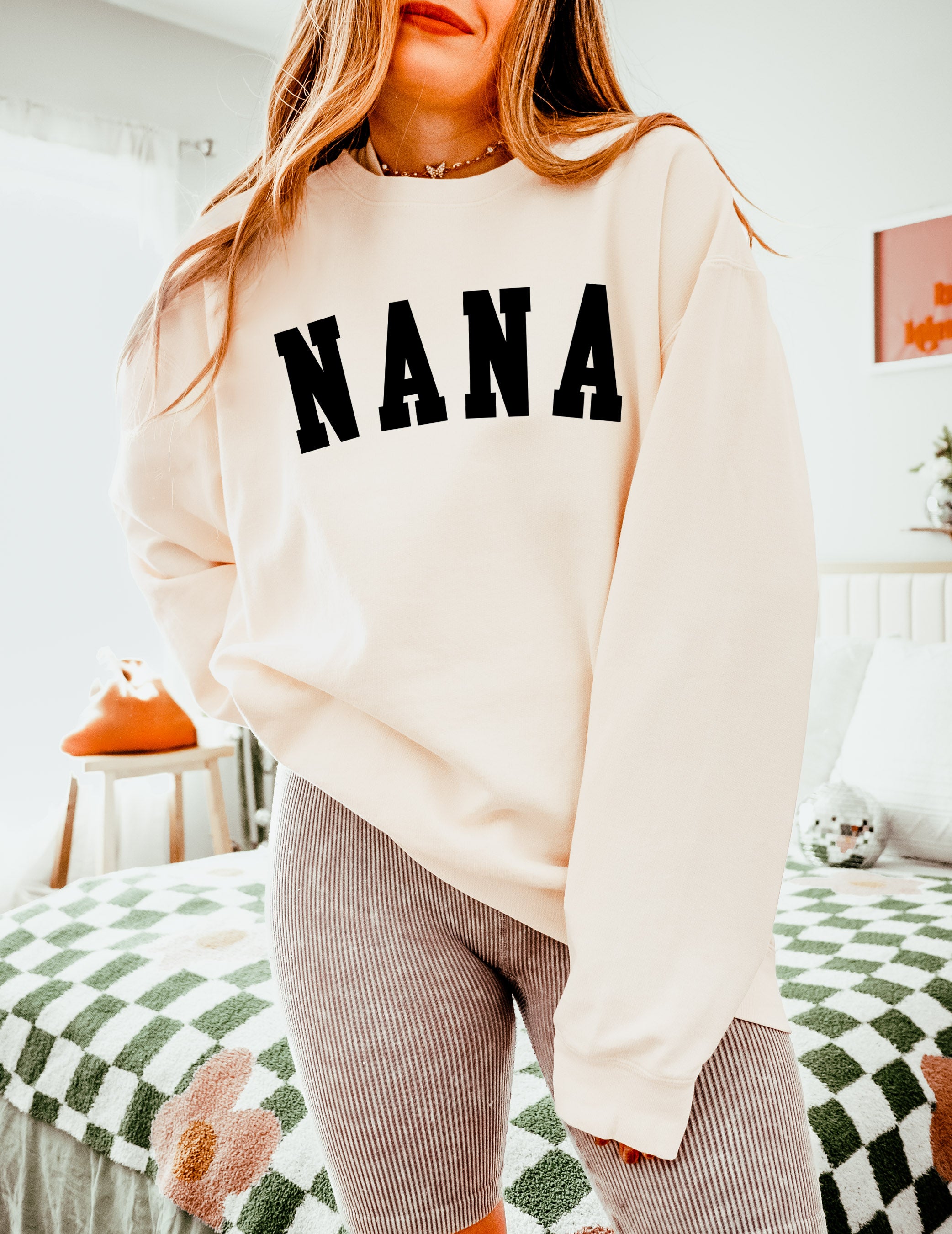Nana Grandma Garment Dyed Comfort Colors Sweatshirt