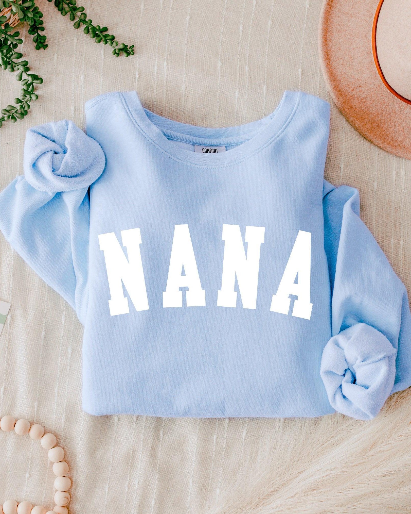 Nana Grandma Garment Dyed Comfort Colors Sweatshirt
