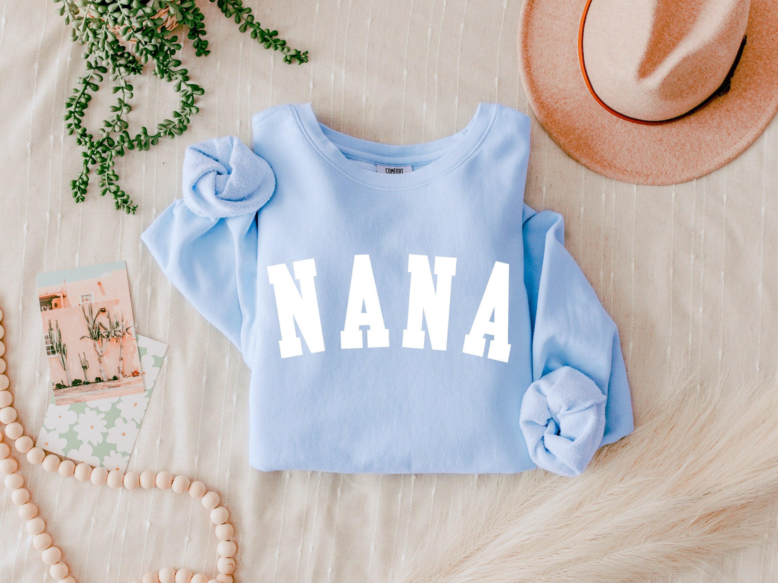 Nana Grandma Garment Dyed Comfort Colors Sweatshirt