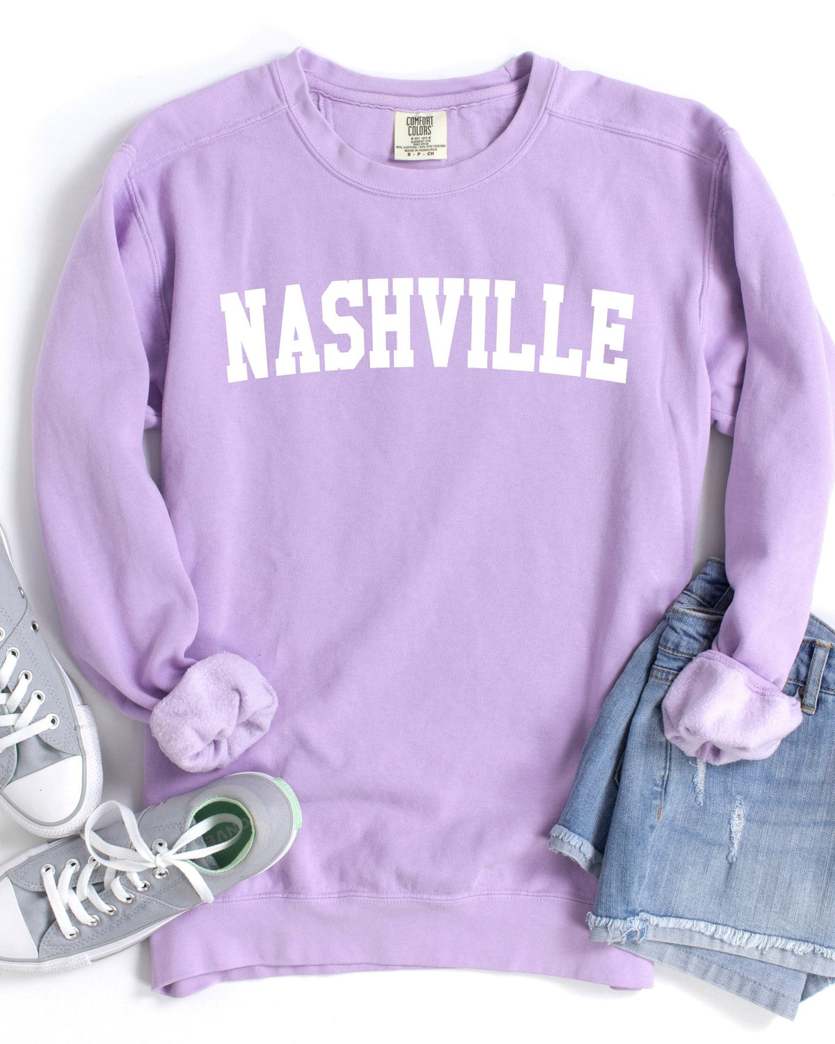 Nashville City Garment Dyed Comfort Colors Sweatshirt