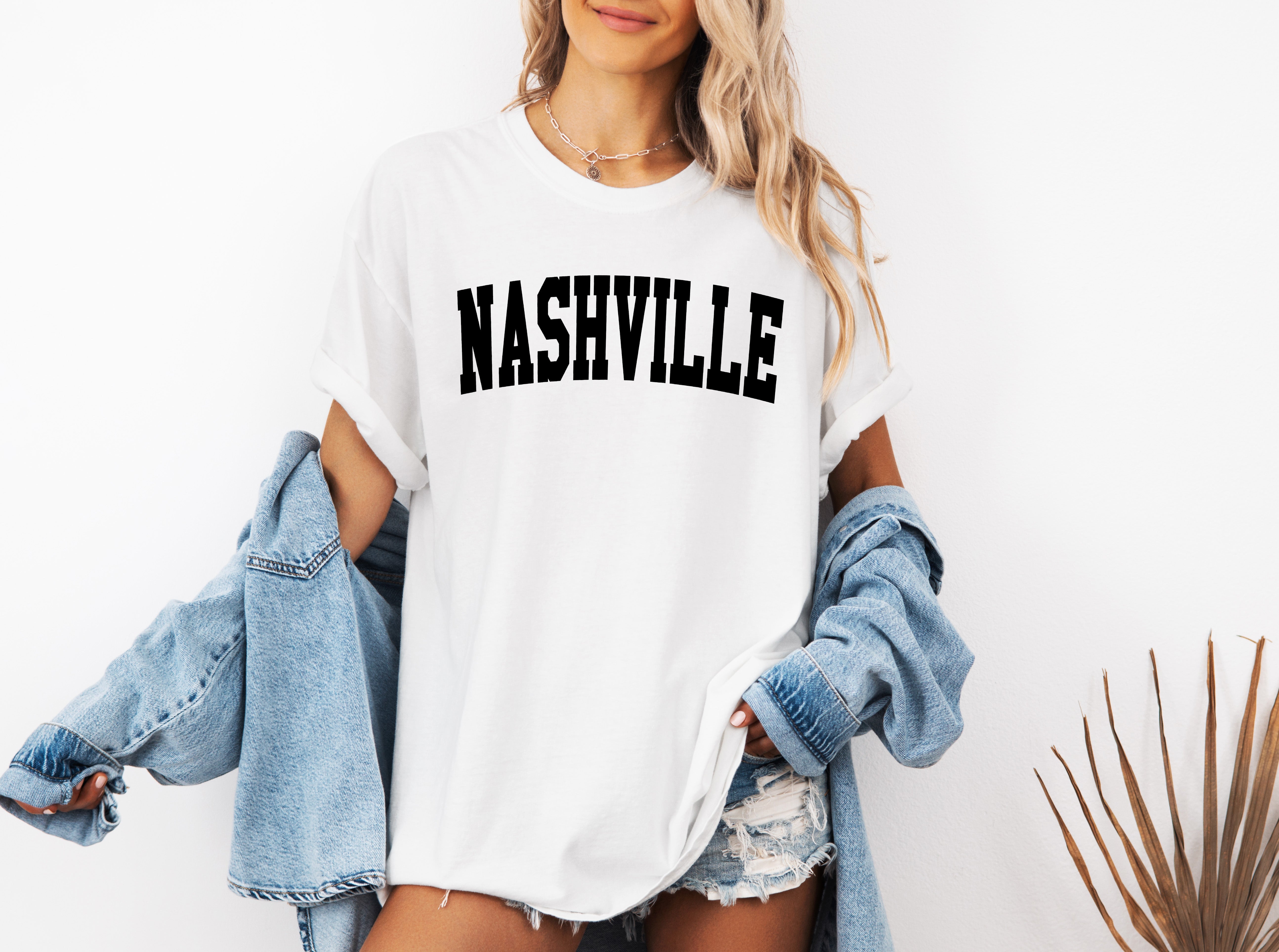 Nashville State City Comfort Colors T Shirt (Condensed Font)