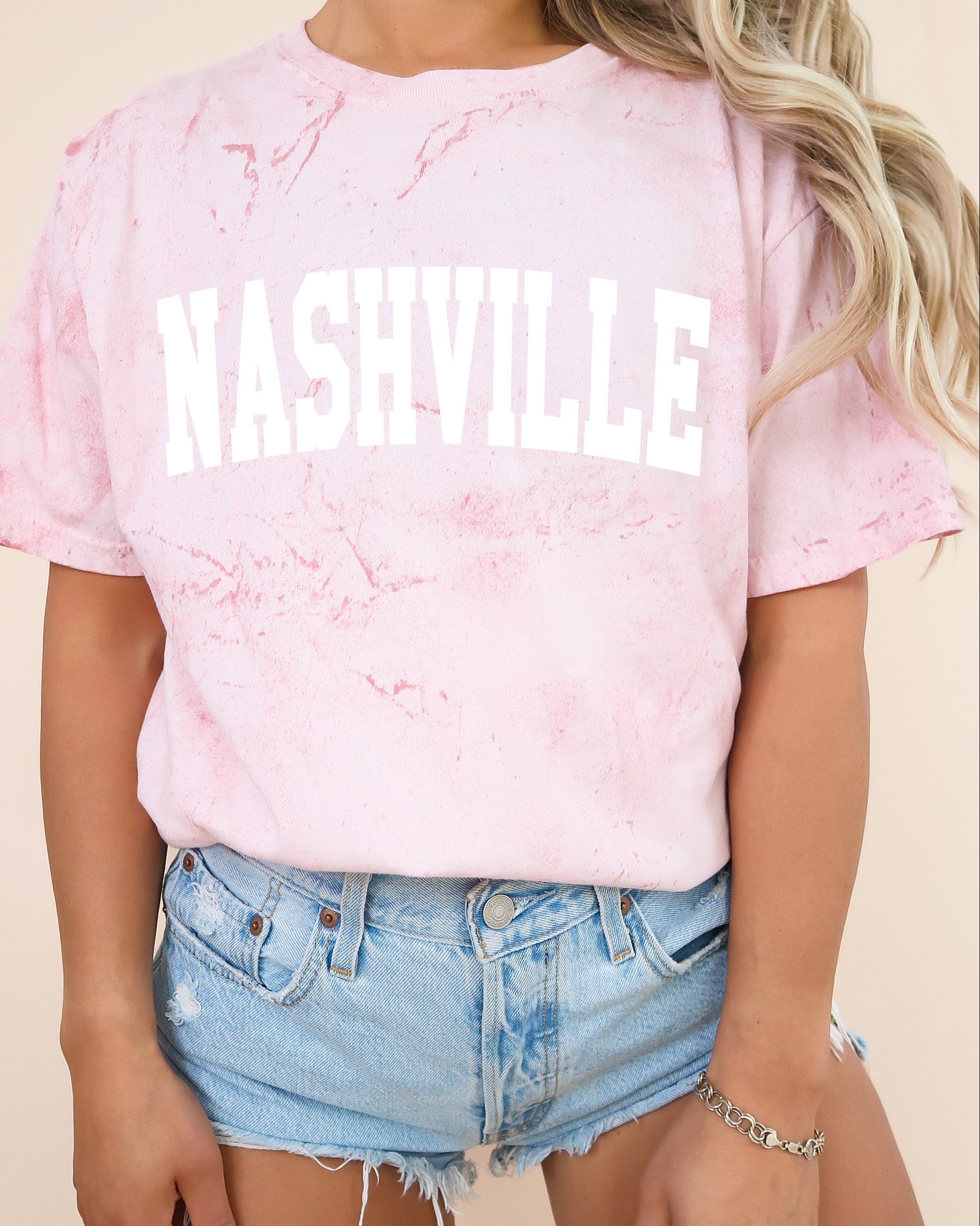 Nashville State City Comfort Colors T Shirt (Condensed Font)
