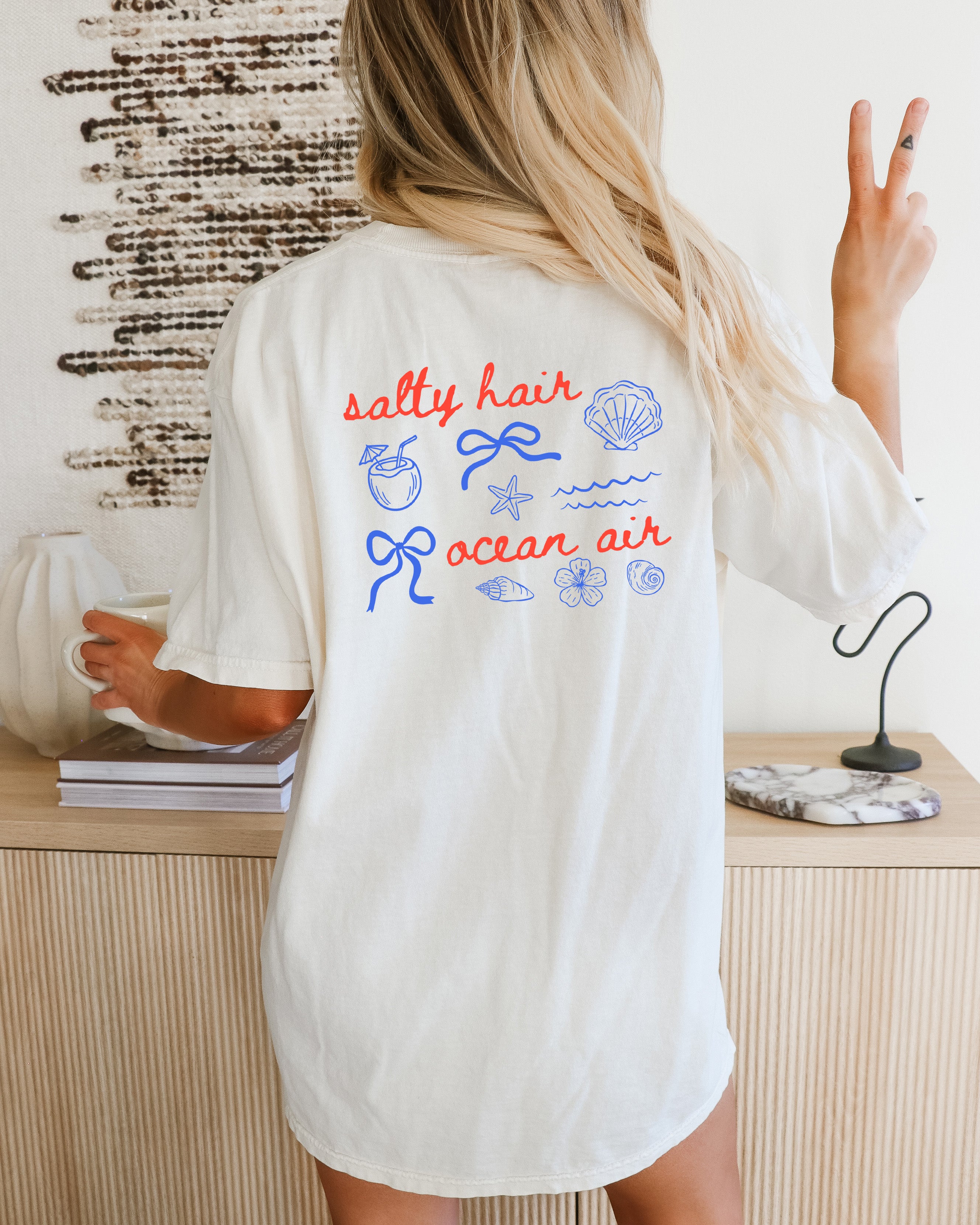 Seashell Cute Funny Beach Comfort Colors T Shirt Vacation Beach Lake Summer