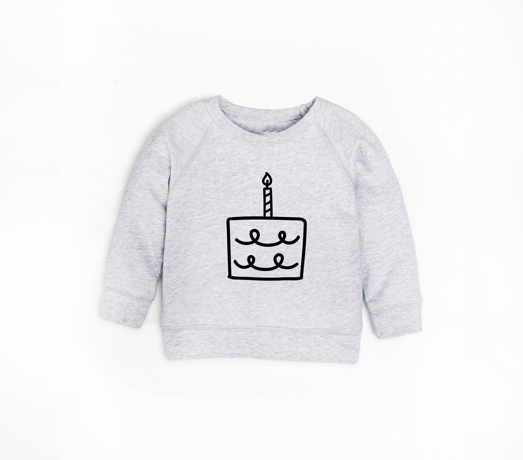 One Birthday Cake 1st birthday party Toddler Organic cotton French Terry sweatshirt
