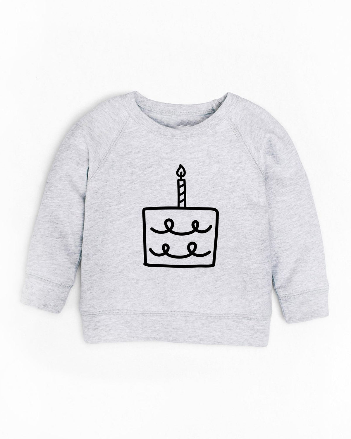 One Birthday Cake 1st birthday party Toddler Organic cotton French Terry sweatshirt