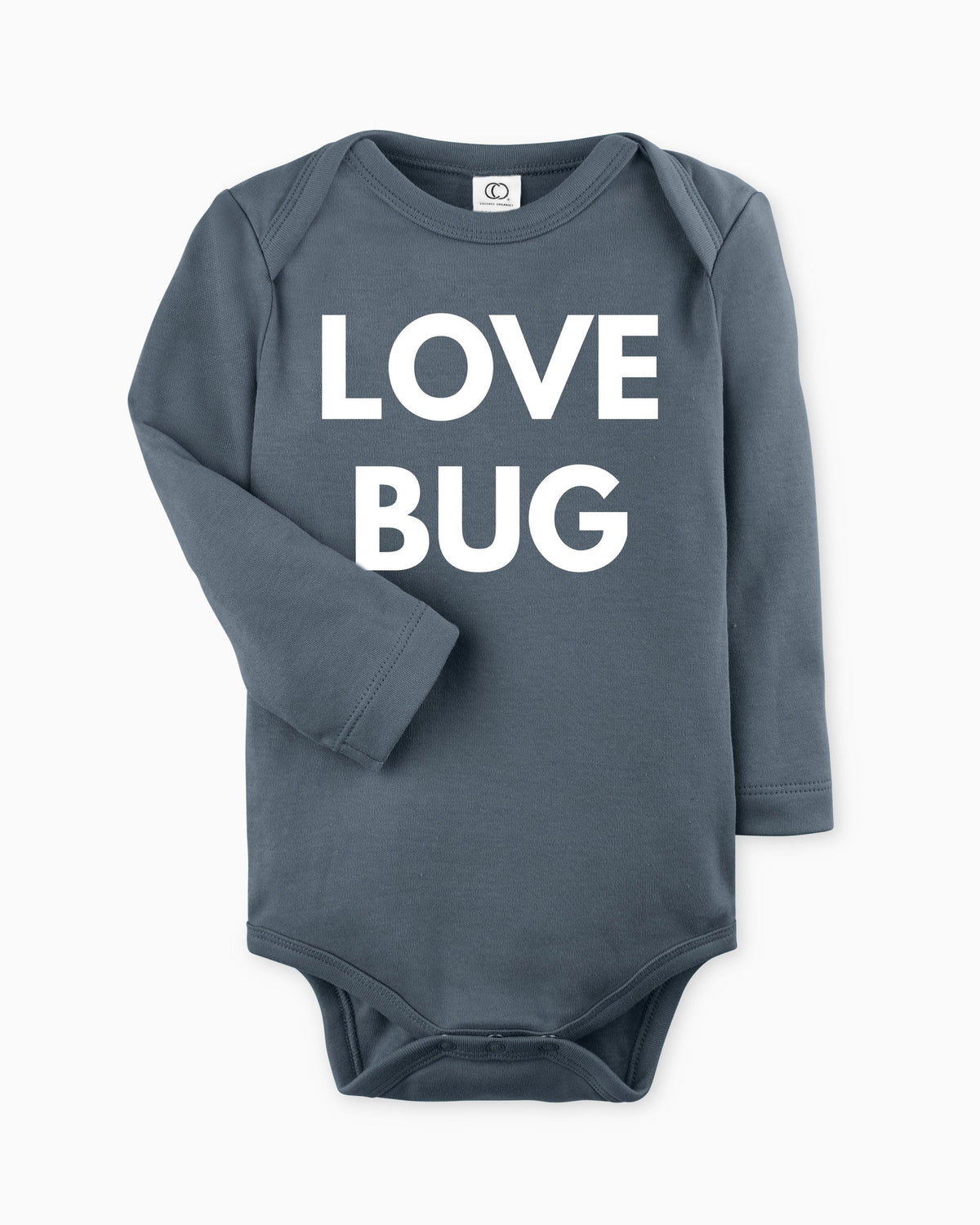 Organic cotton Love Bug bodysuit | Mama's girl, Mama's boy Valentine day