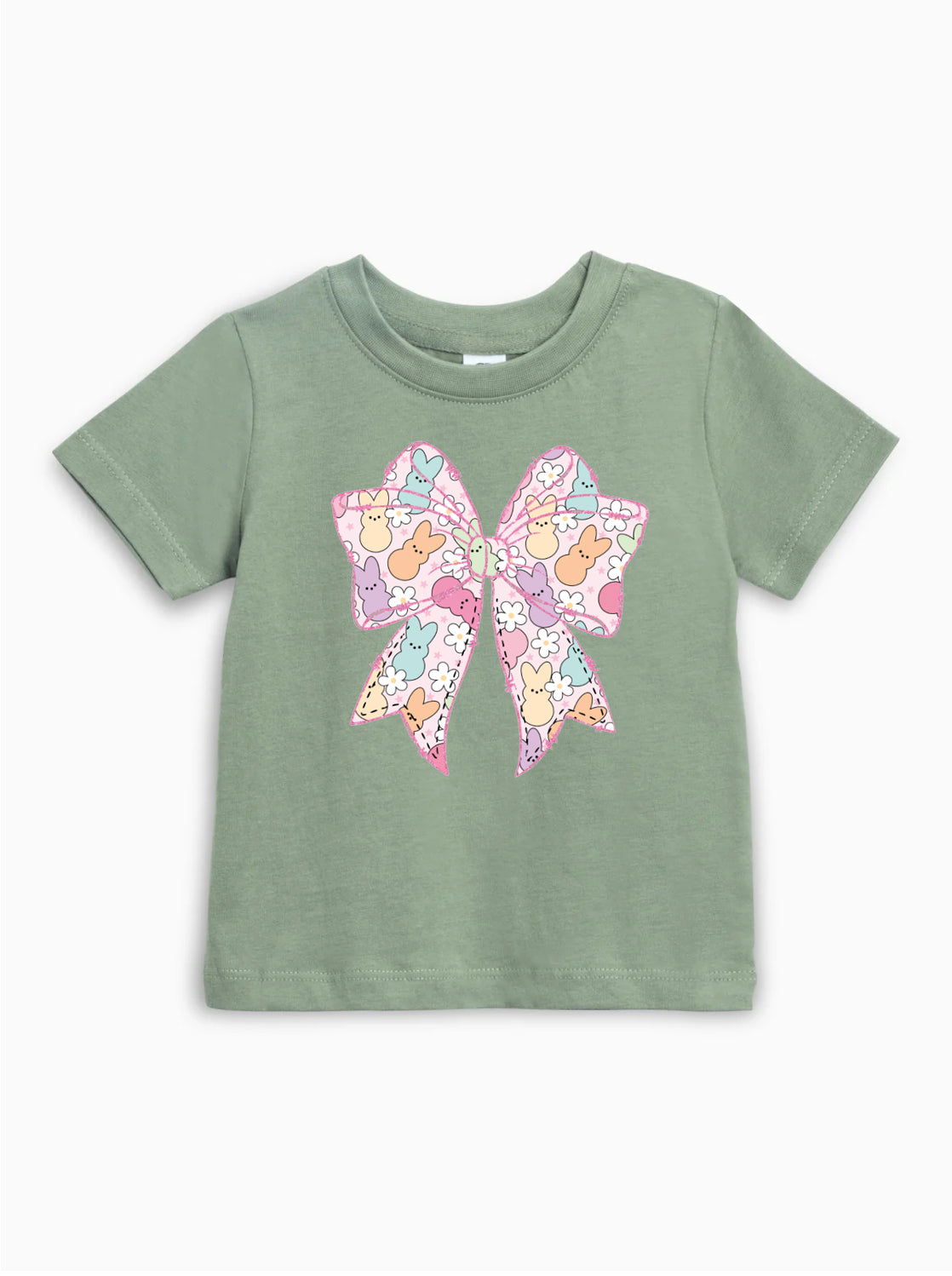 Easter Egg Bunny Ribbon Organic Cotton Baby And Kids Tee Easter Christian