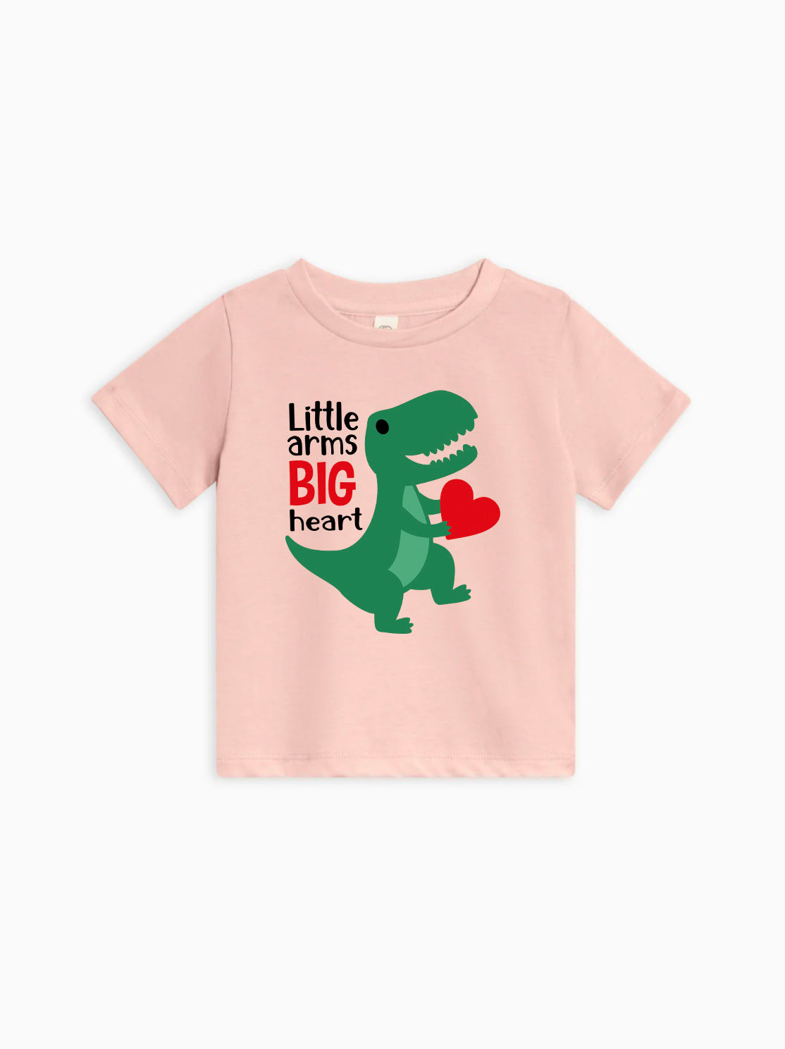 Cute Dinosaur Little arms big heart Organic Cotton Kids Tee