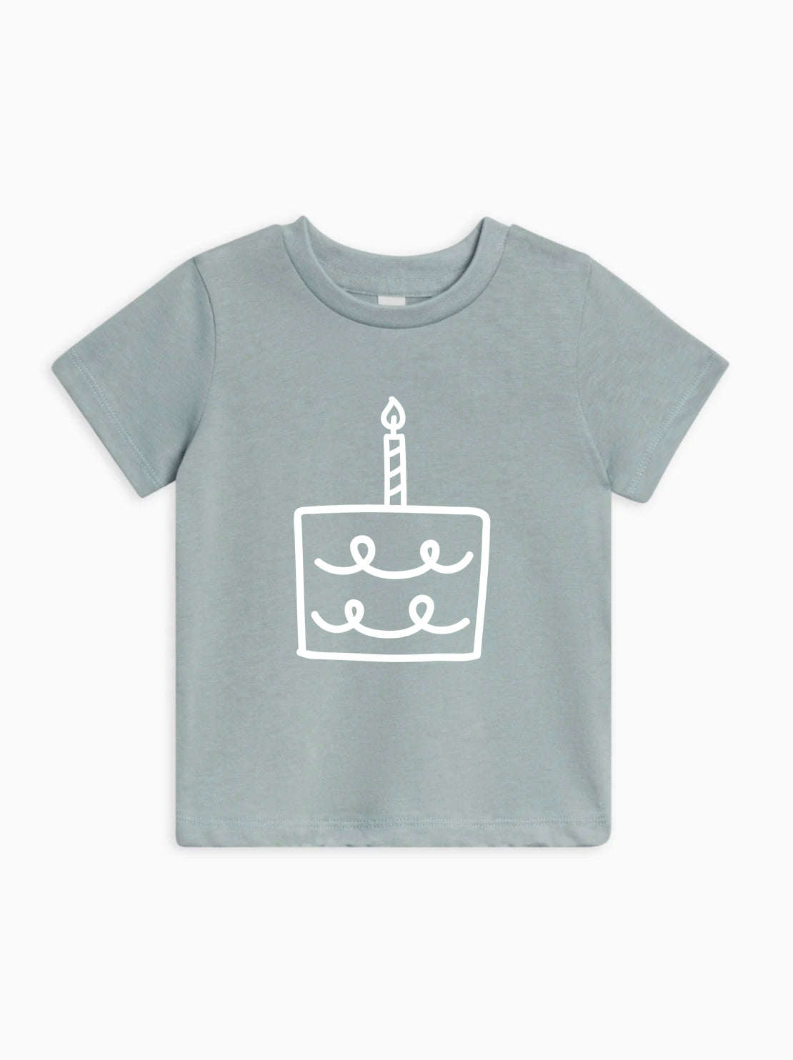 One Birthday Cake 1st Birthday Organic Cotton Kids Tee