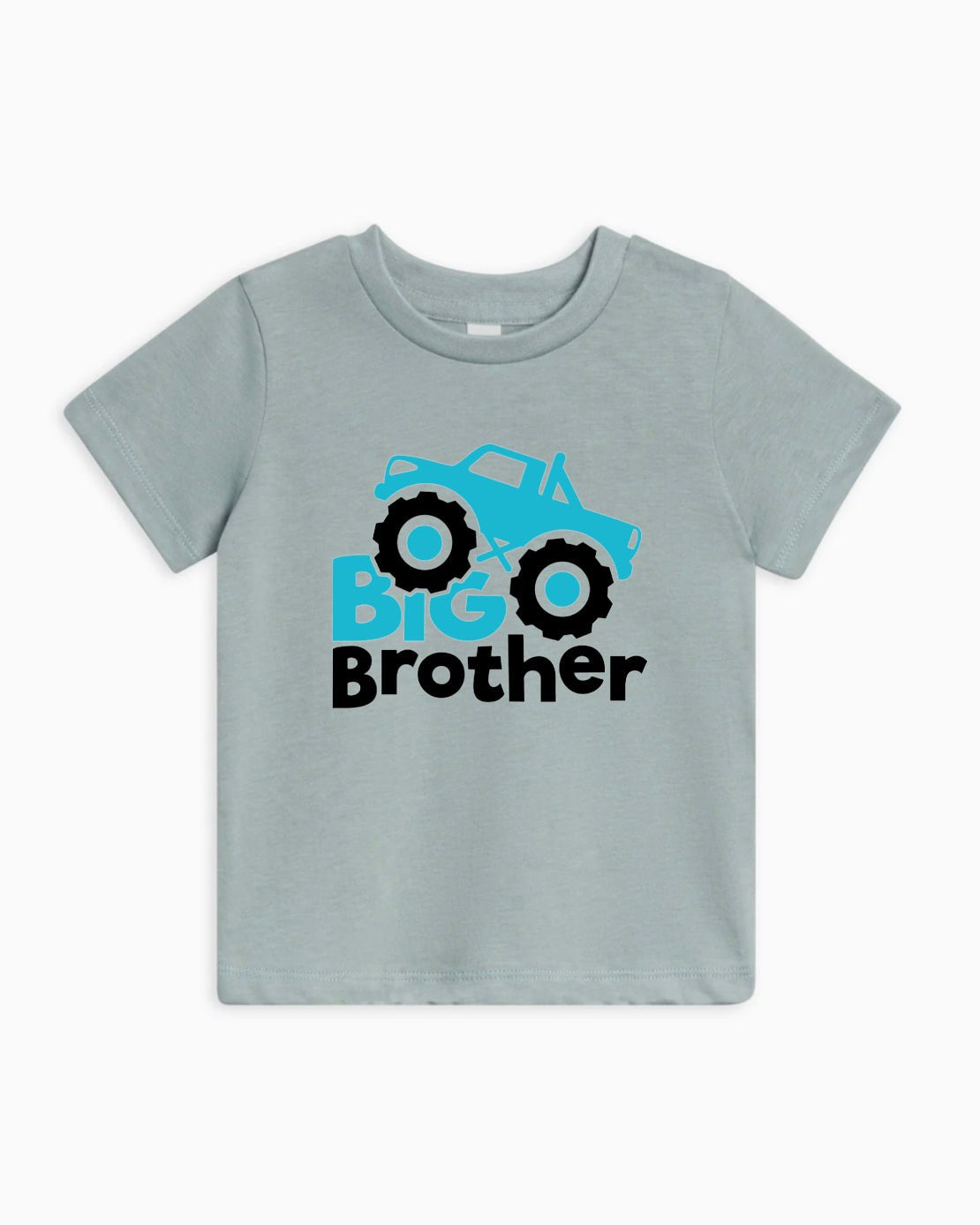 Big Brother Truck Organic Cotton Kids T-Shirt, Sibling Construction Shirt
