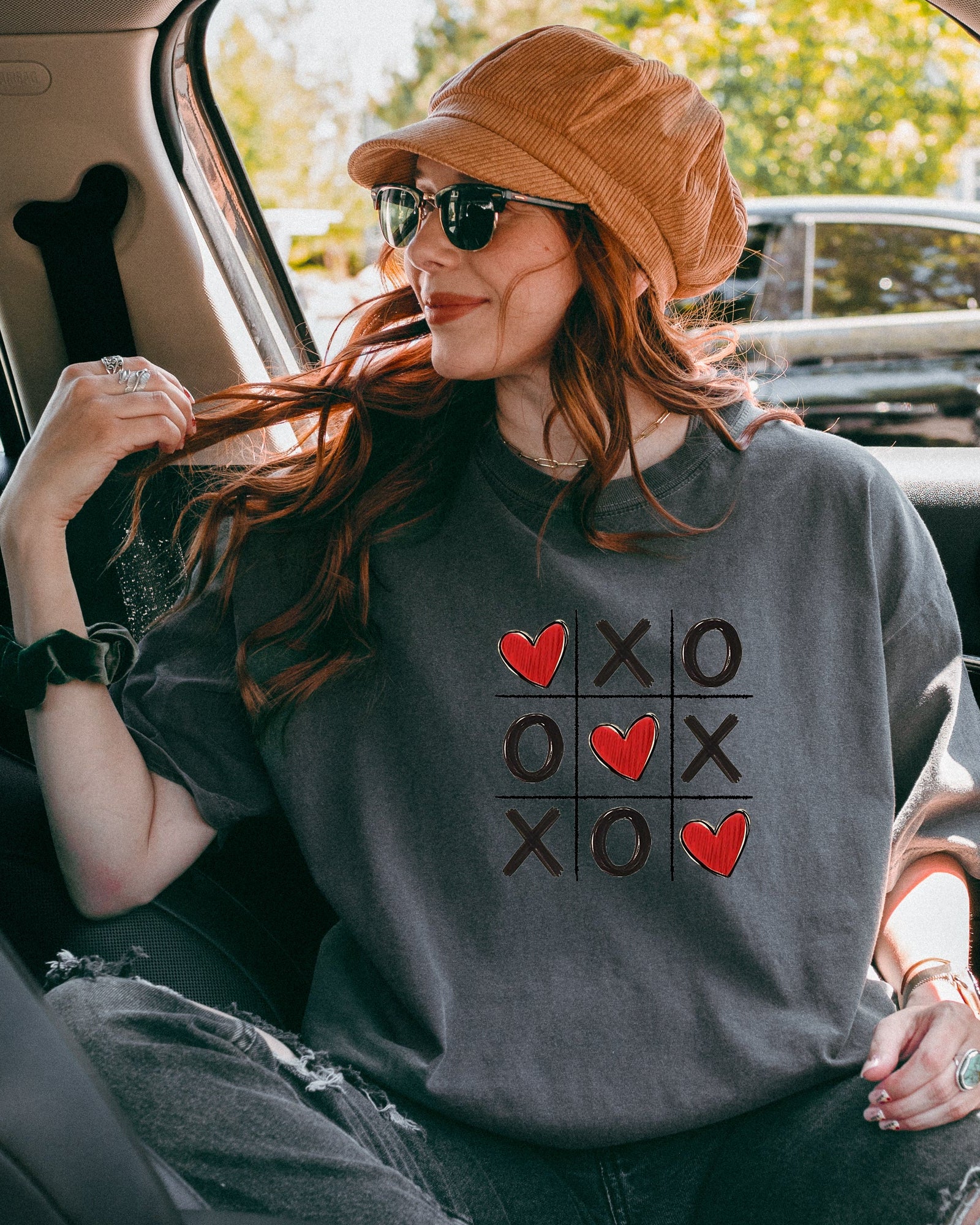 Valentine's day XOXO bingo Comfort Colors Garment Dyed T Shirt