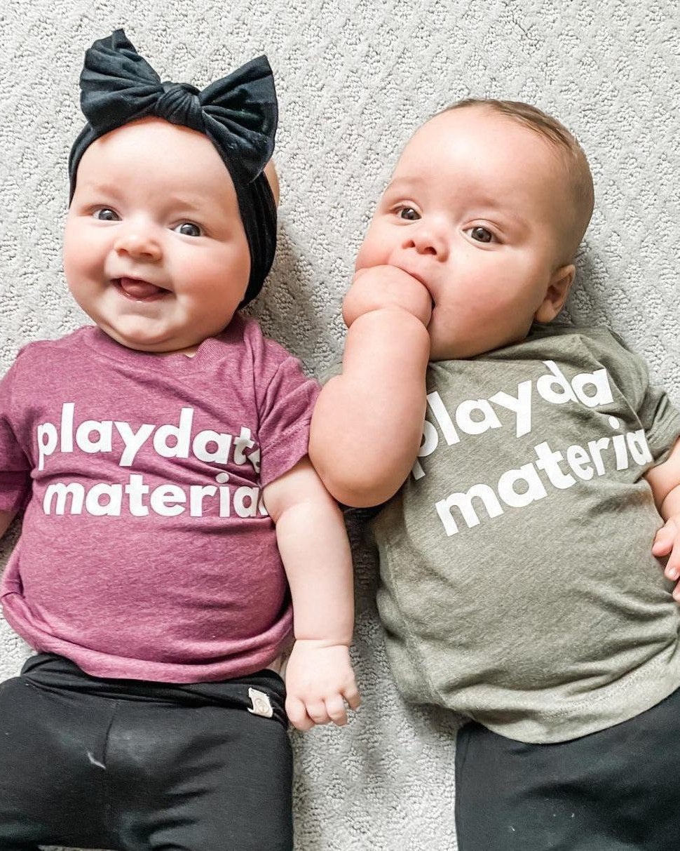 Playdate Material Baby and Toddler T-Shirt