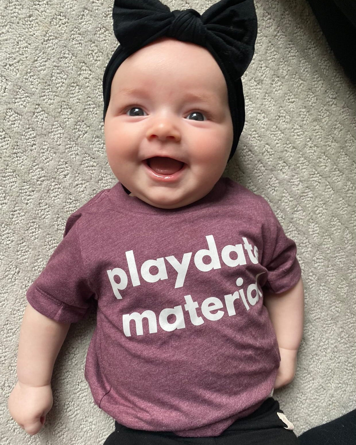 Playdate Material Baby and Toddler T-Shirt
