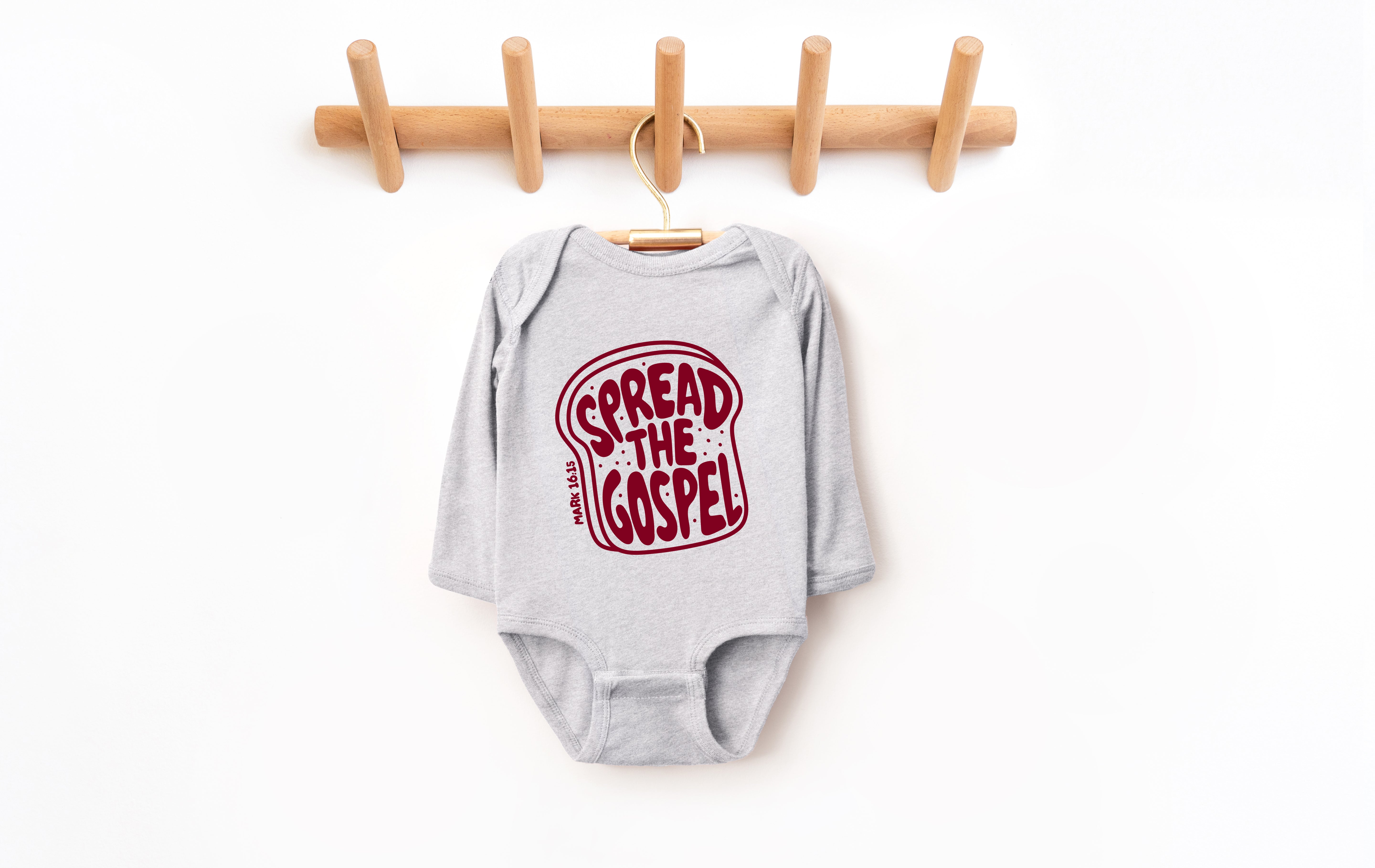 Spread the Gospel Christian Baby Bodysuit, Romper, Toddler Youth Tee, Sweatshirt