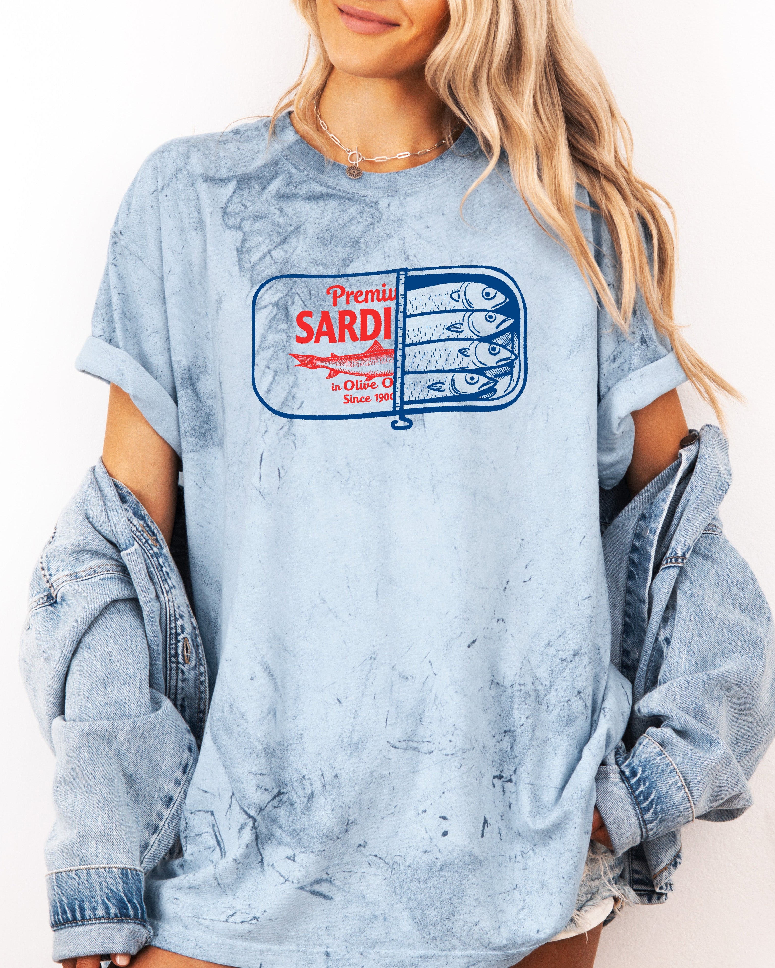 Sardines Salmon Fish Nature Camping Hiking Comfort Colors T Shirt (Can)