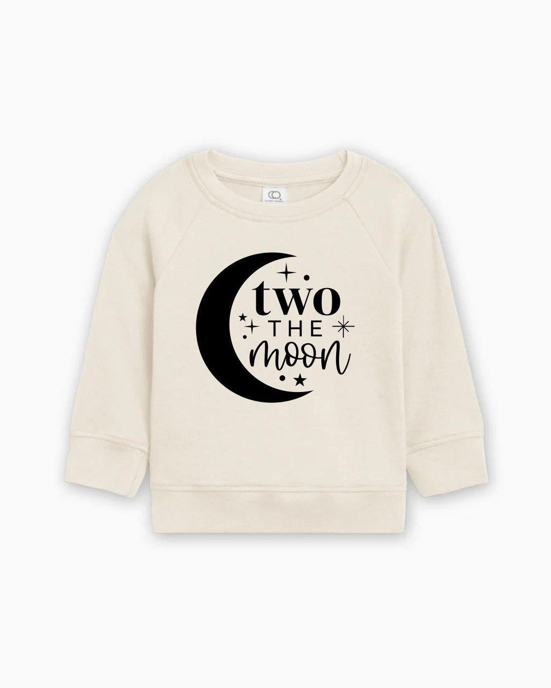 Two The Moon 2nd Birthday Organic Cotton Pullover