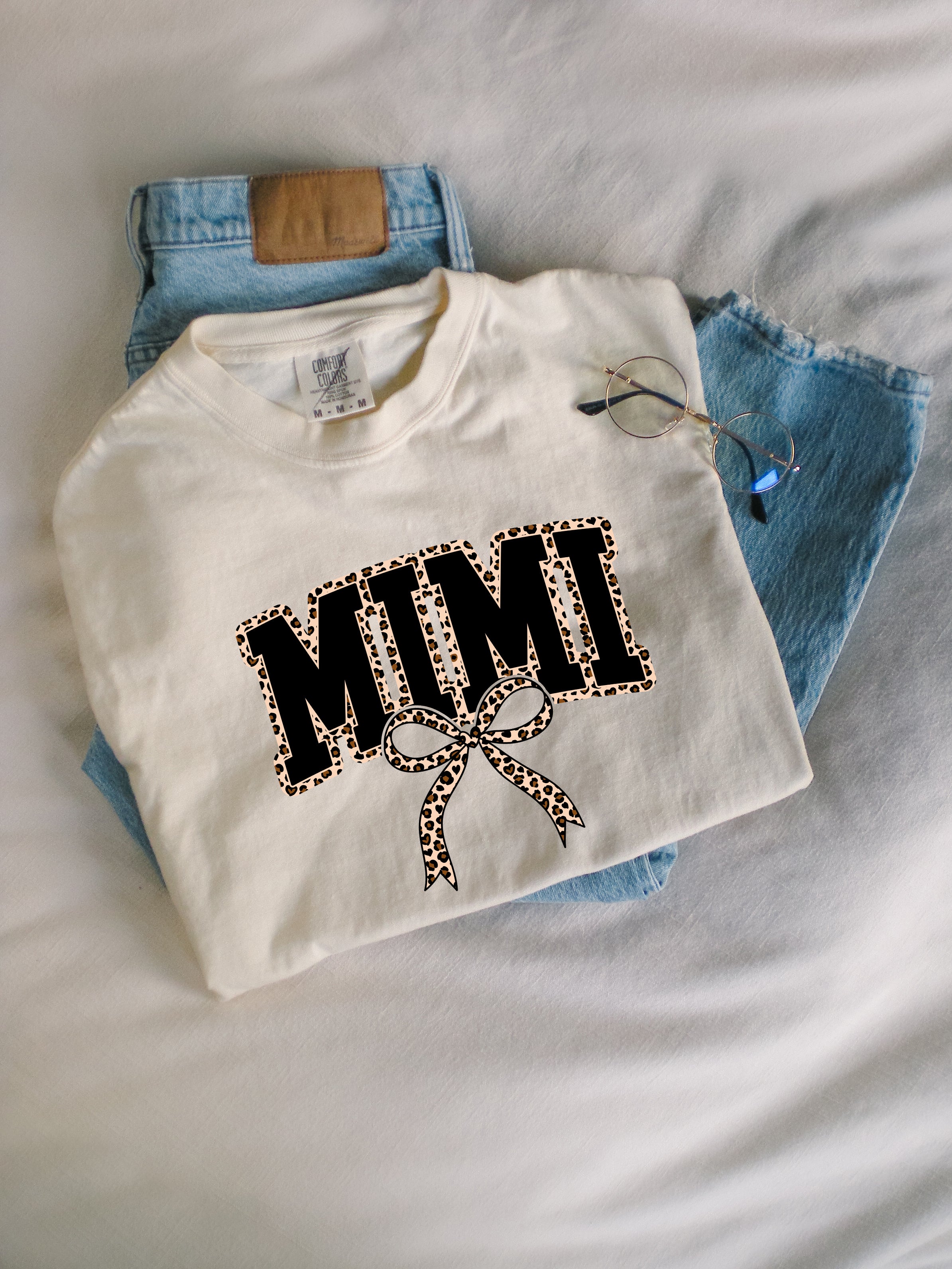 Mimi Leopard Grandma Comfort Colors Garment Dyed T Shirt