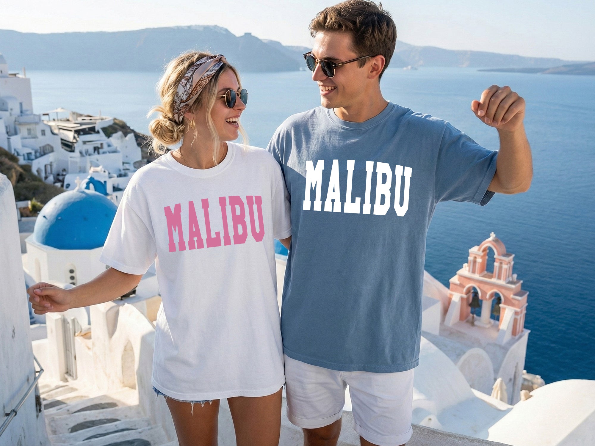 Malibu State City College Comfort Colors T Shirt Vacation Beach Lake Summer