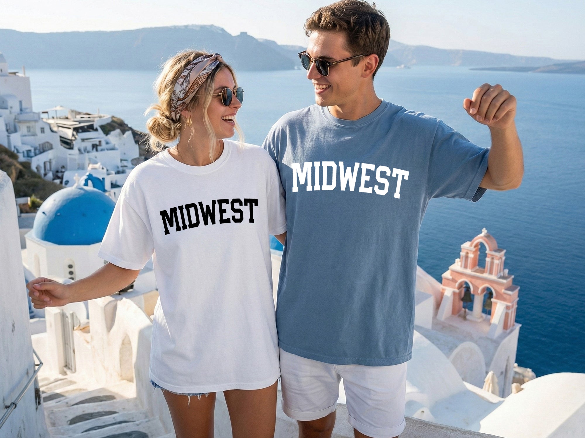 Midwest State City College Comfort Colors T Shirt Vacation Beach Lake Summer