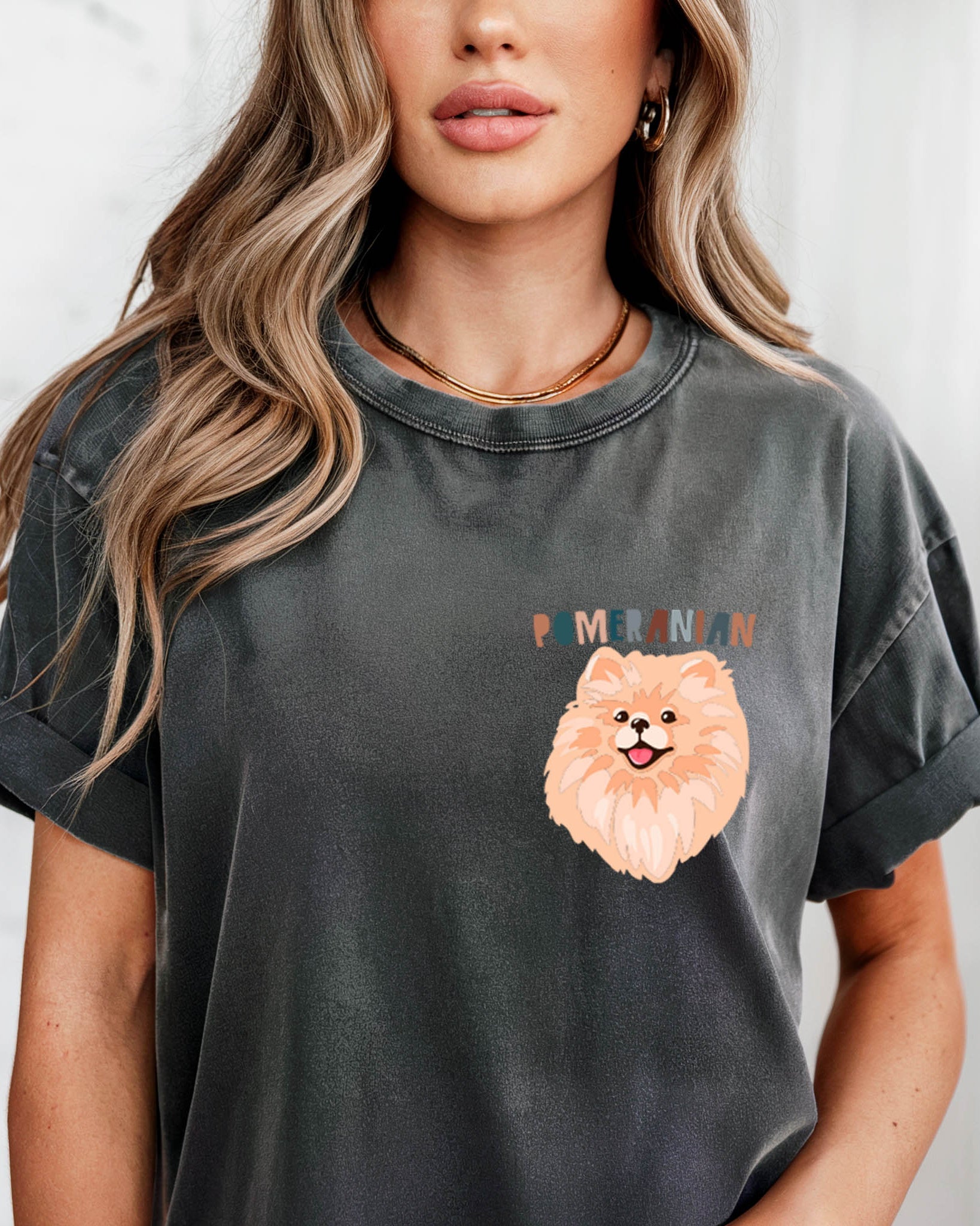 Pomeranian Dog Comfort Colors T Shirt