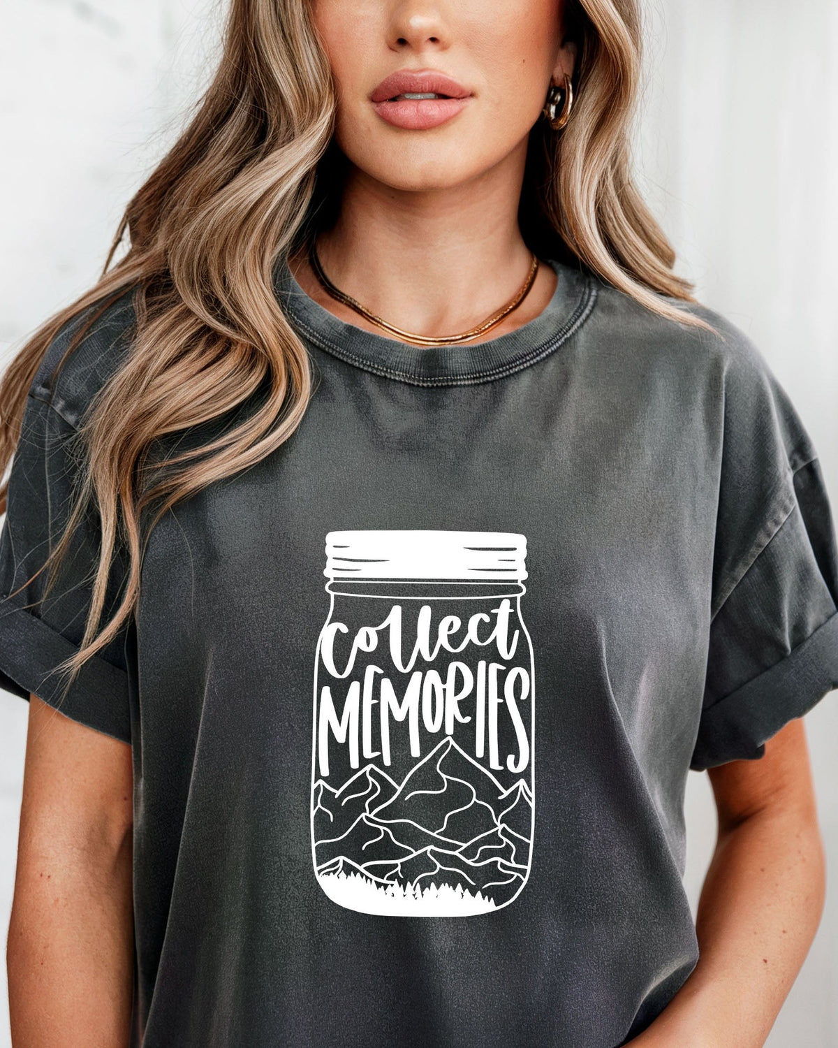 Collect Memories Comfort Colors T-Shirt, Beach Vacation Lake Summer Gift