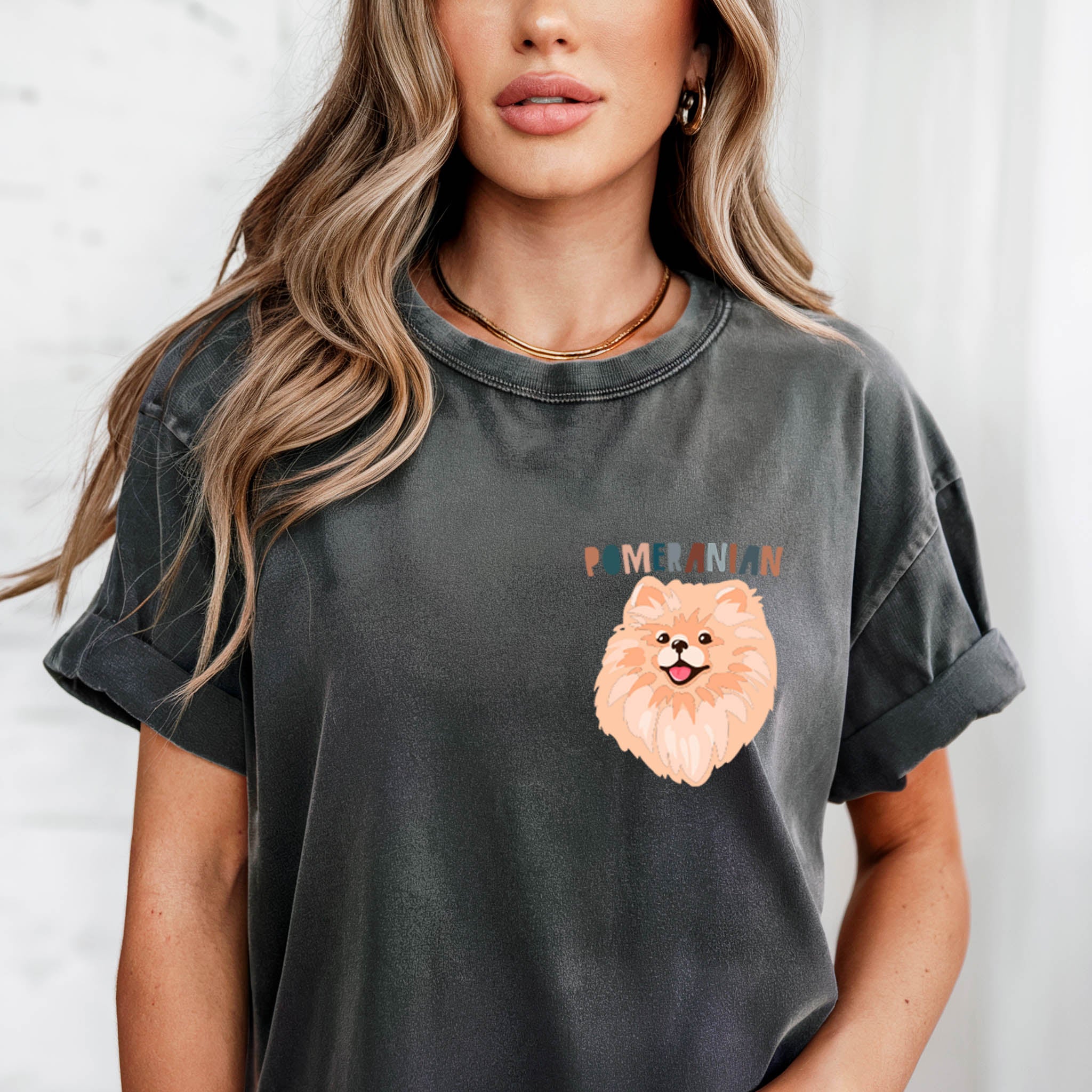 Pomeranian Dog Comfort Colors T Shirt