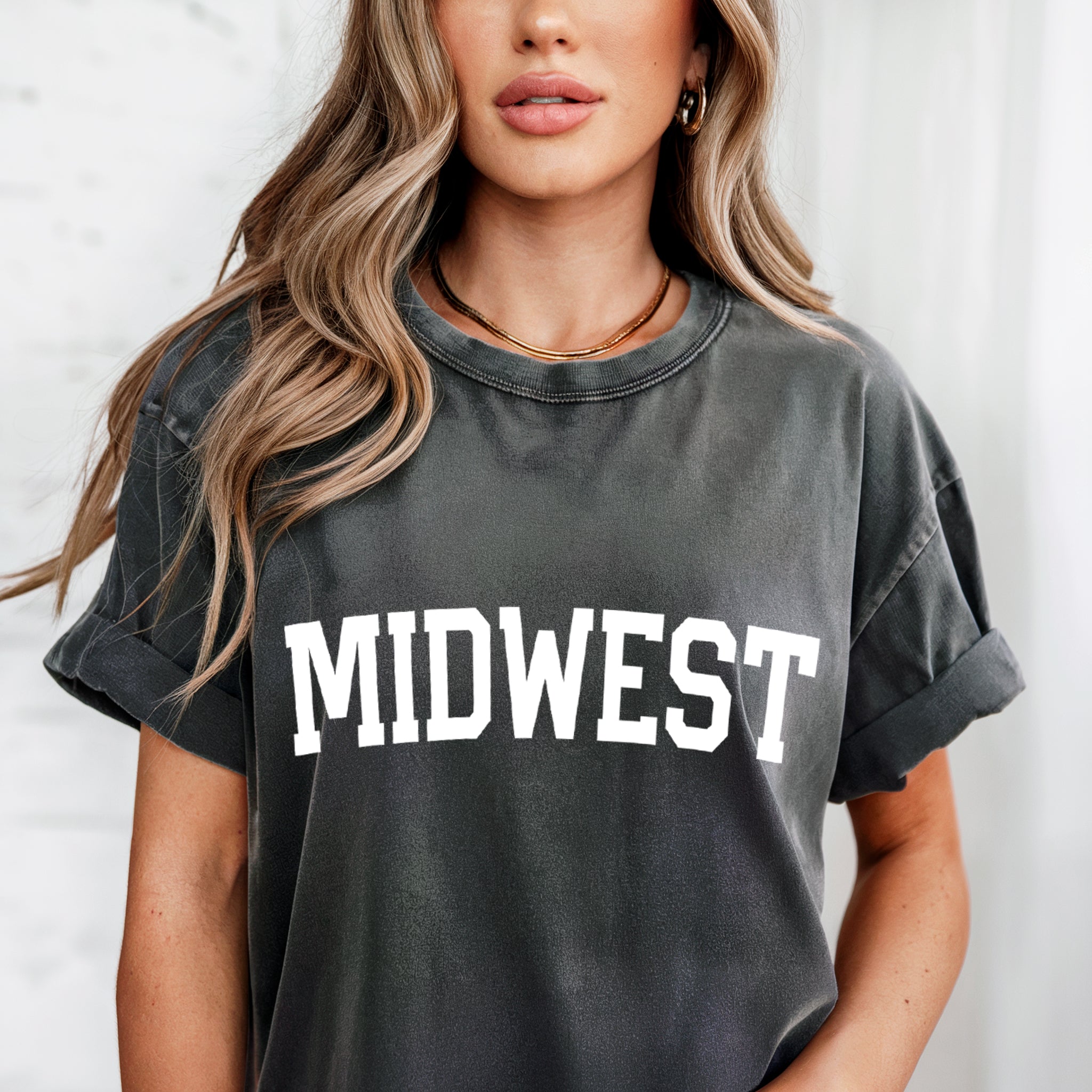 Midwest State City College Comfort Colors T Shirt Vacation Beach Lake Summer