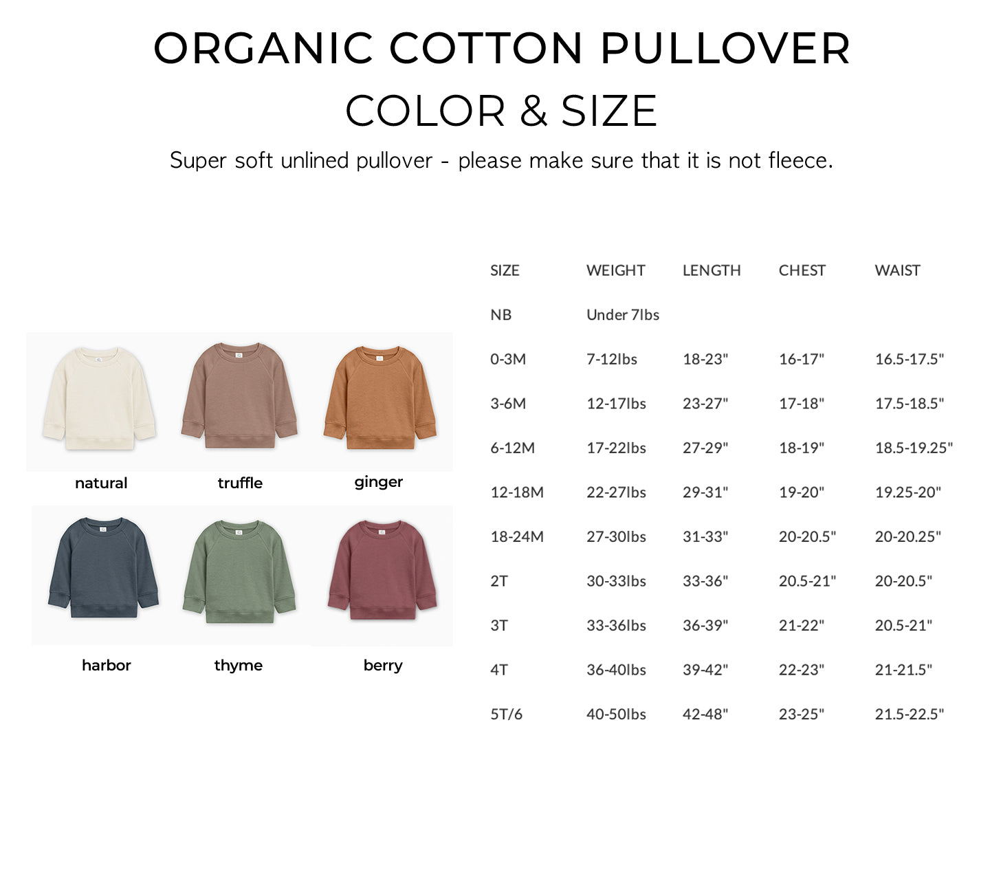 Big Bother Organic Cotton Pullover (Color Serif)