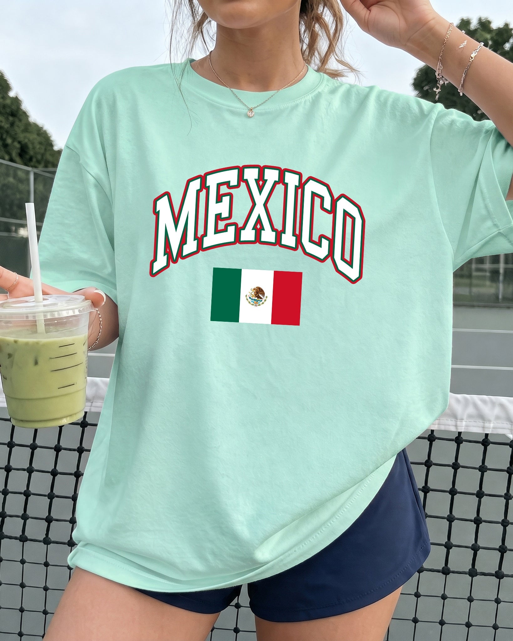 Mexico Flag Comfort Colors T Shirt