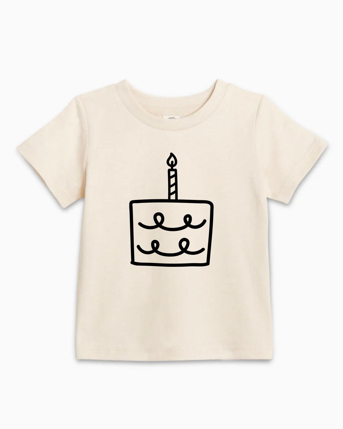 One Birthday Cake Organic Cotton Kids Tee, 1st Birthday Shirt