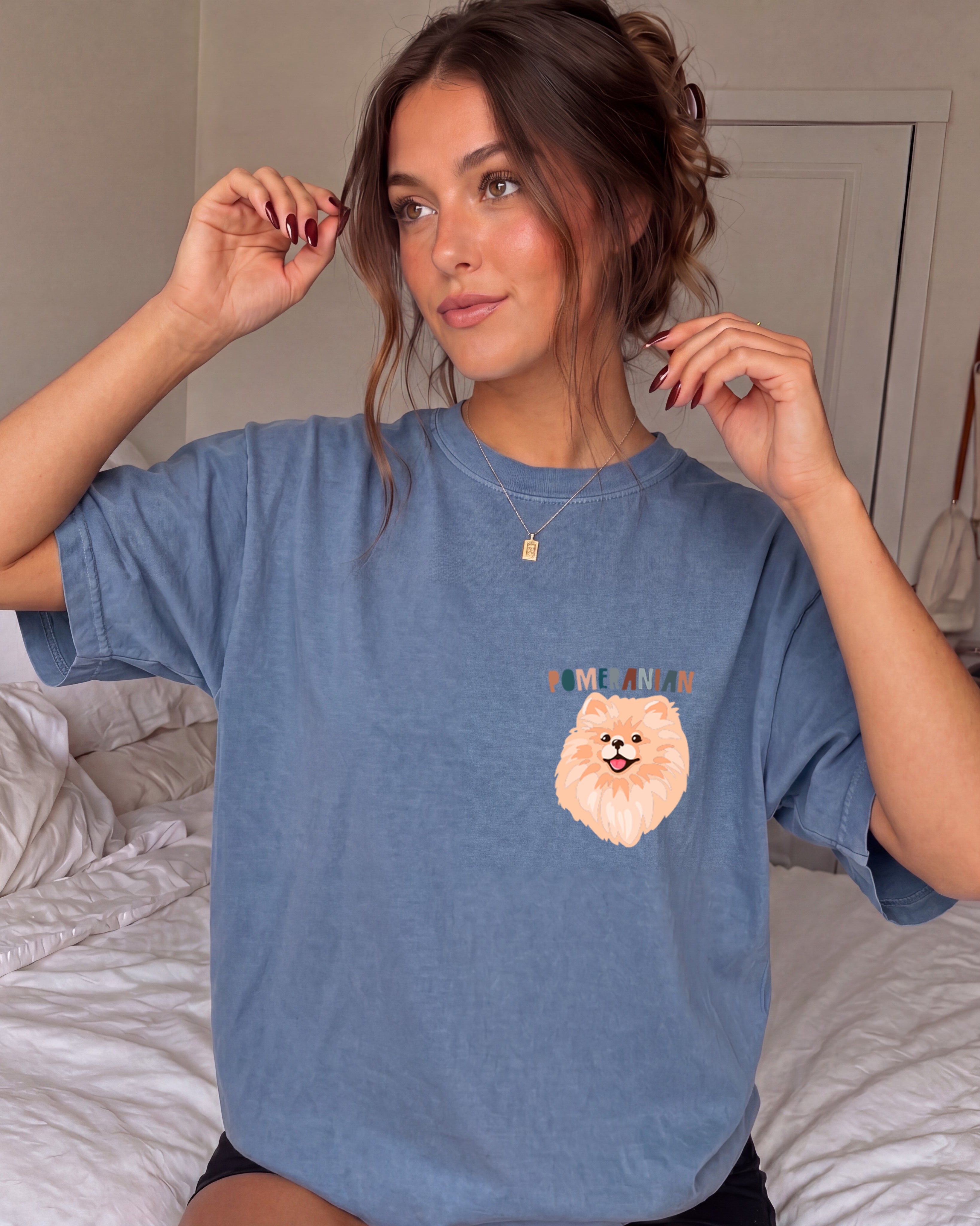 Pomeranian Dog Comfort Colors T Shirt