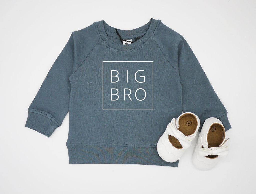 Big Bro Organic Cotton Baby Boy Pullover (Square)