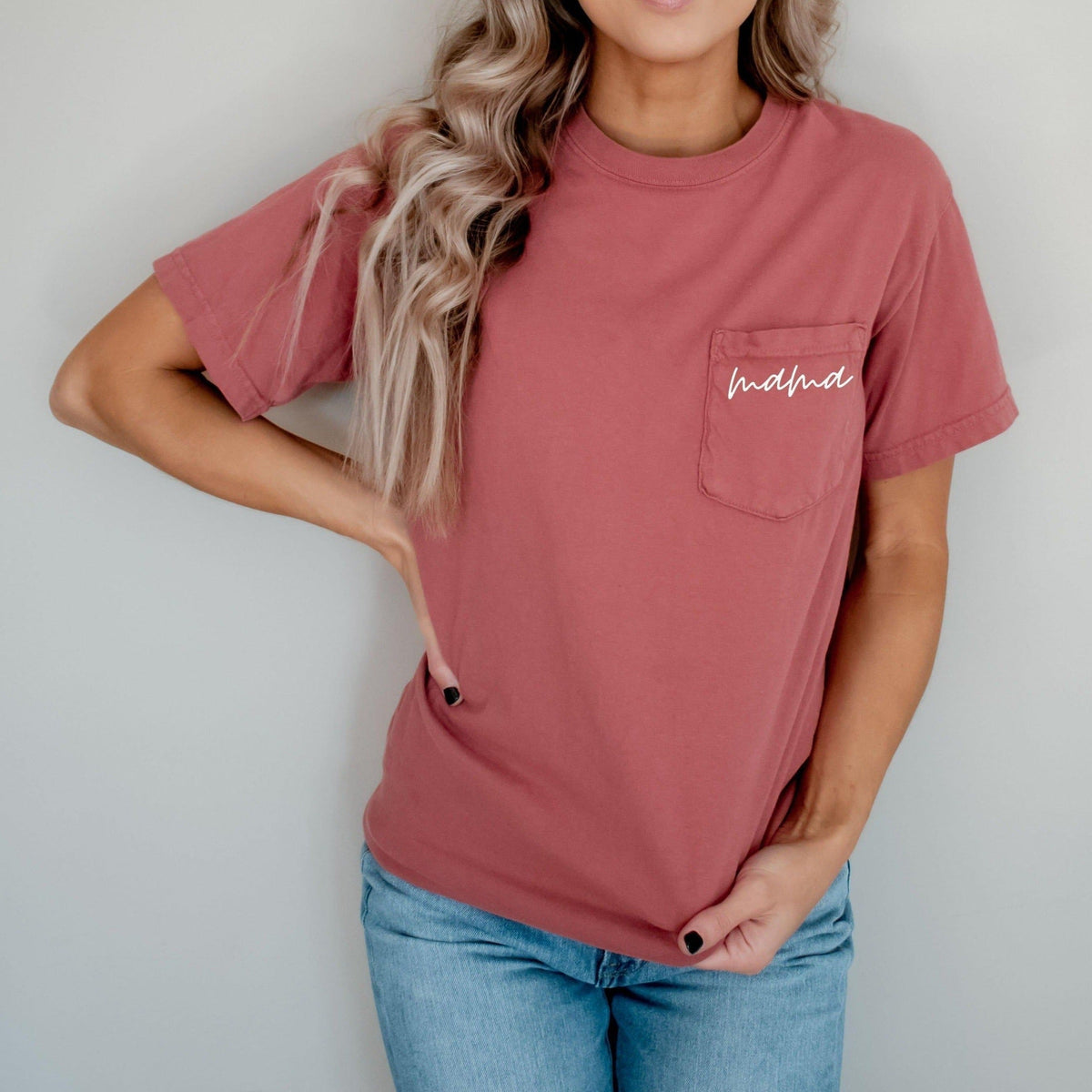 Mama Comfort Colors T Shirt (Condensed Font)