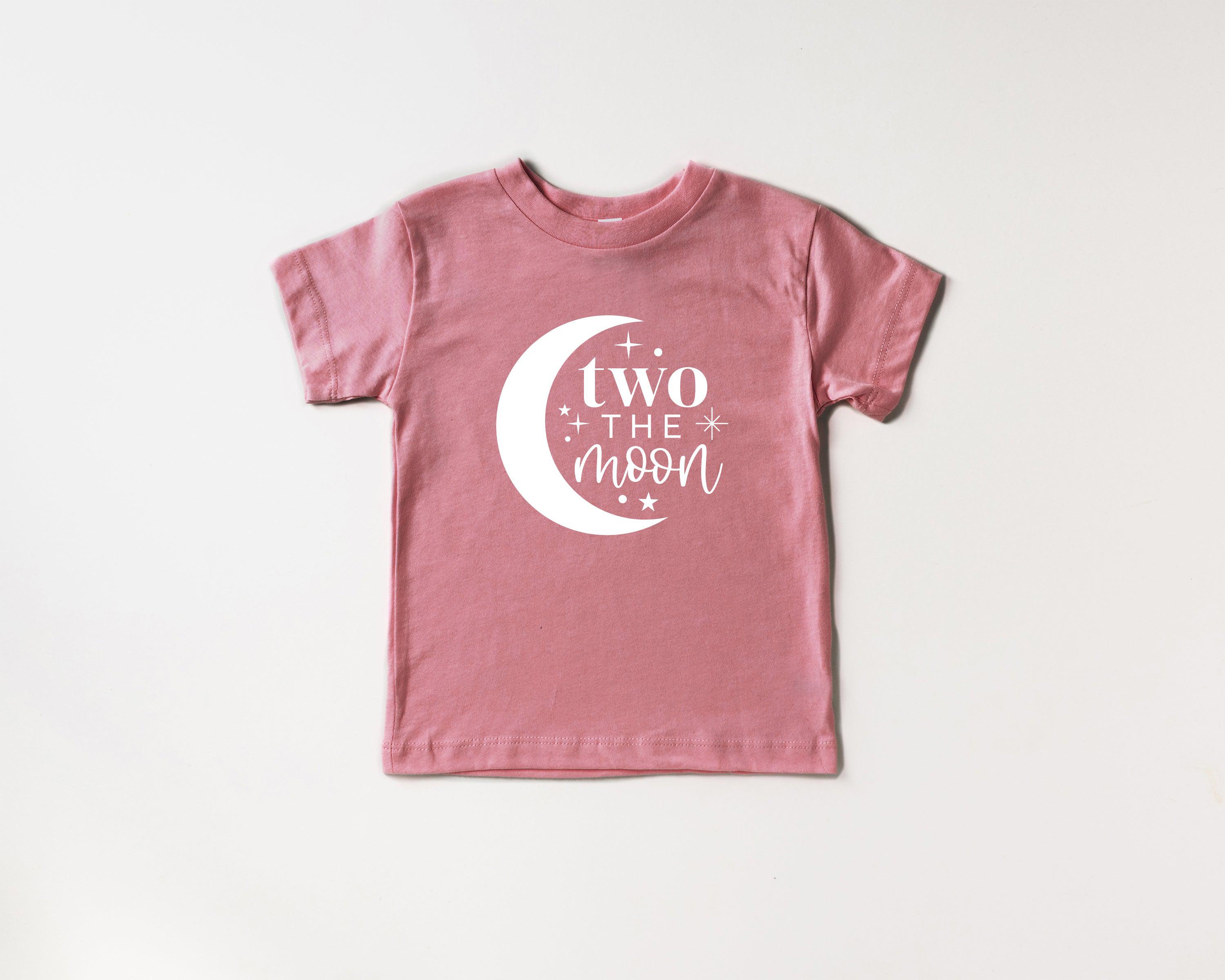Two The Moon Second Birthday Organic Toddler Tee