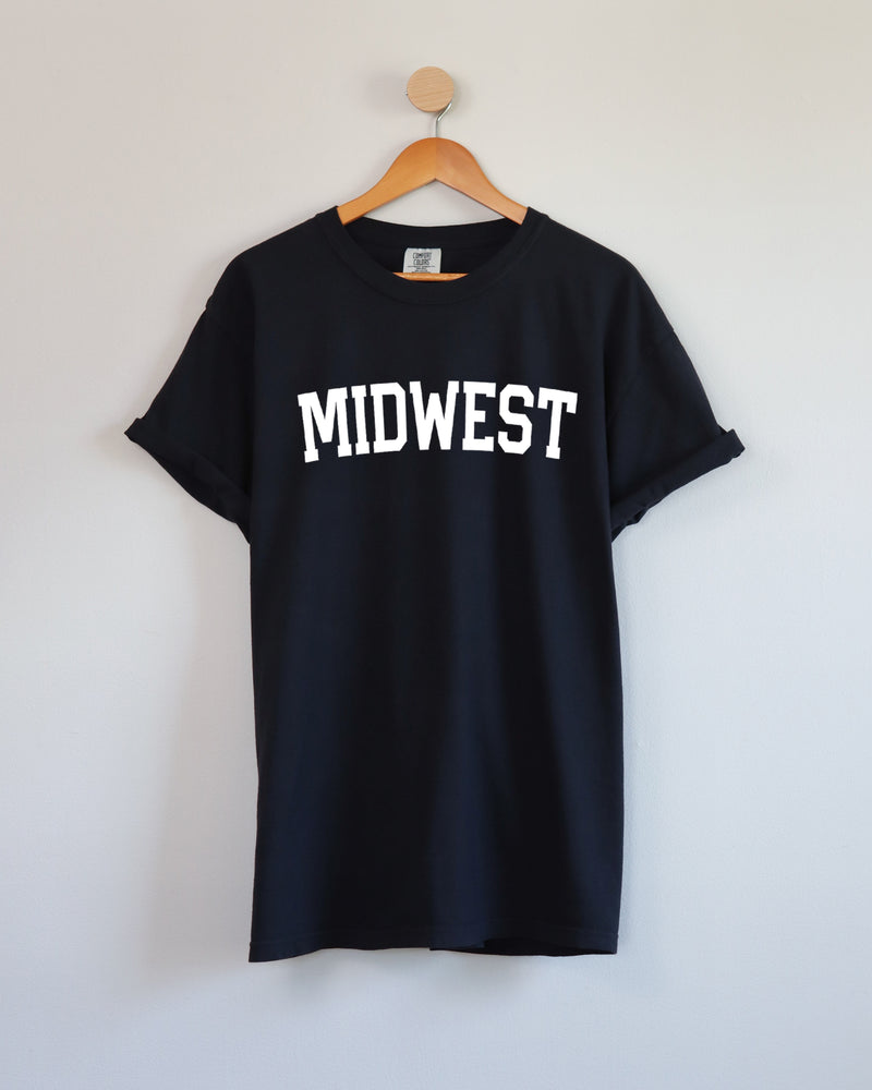 Midwest State City College Comfort Colors T Shirt Vacation Beach Lake Summer
