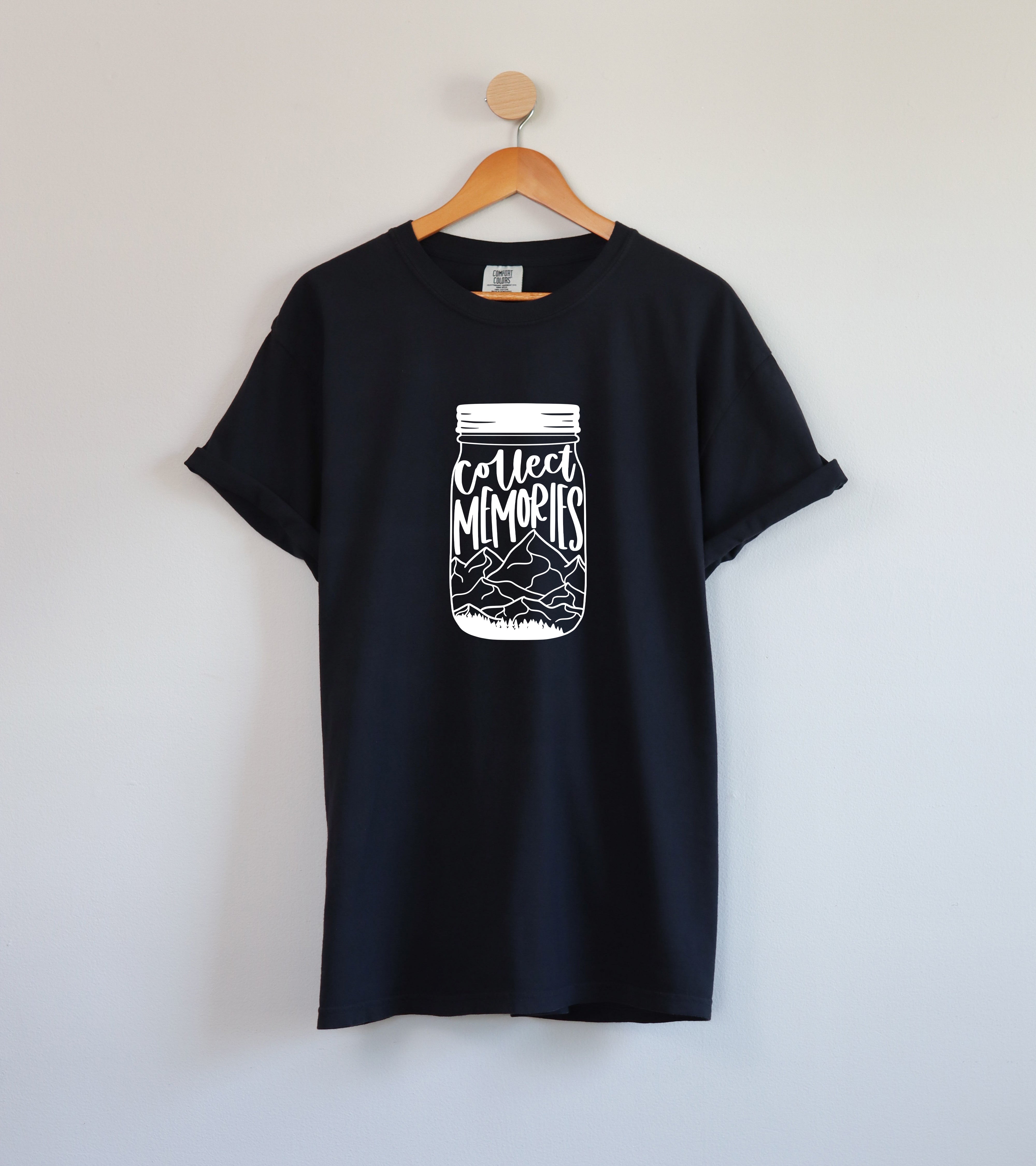 Collect Memories Beach Nature Comfort Colors T Shirt Vacation Lake Summer