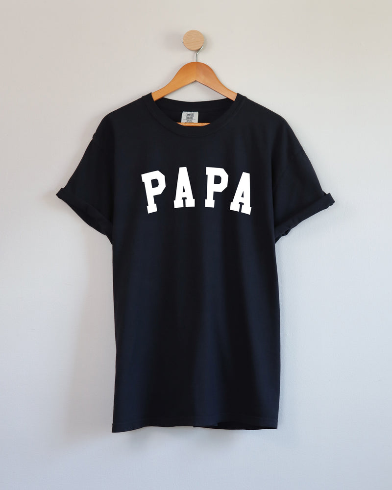 Papa Grandpa Comfort Colors 100% Cotton T Shirt Father's day (Condensed)
